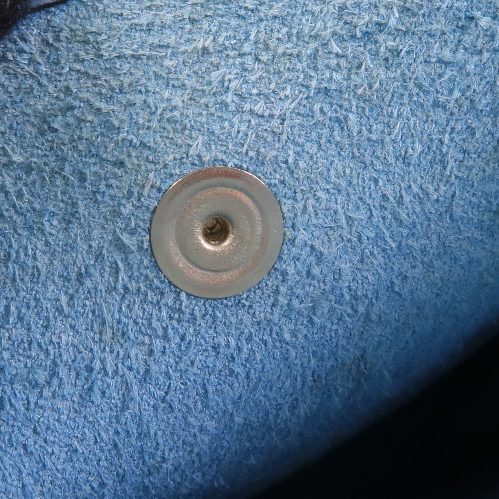 HERMES Clemence皮革Evelyne TPM銀扣手挽袋Bleu Jean