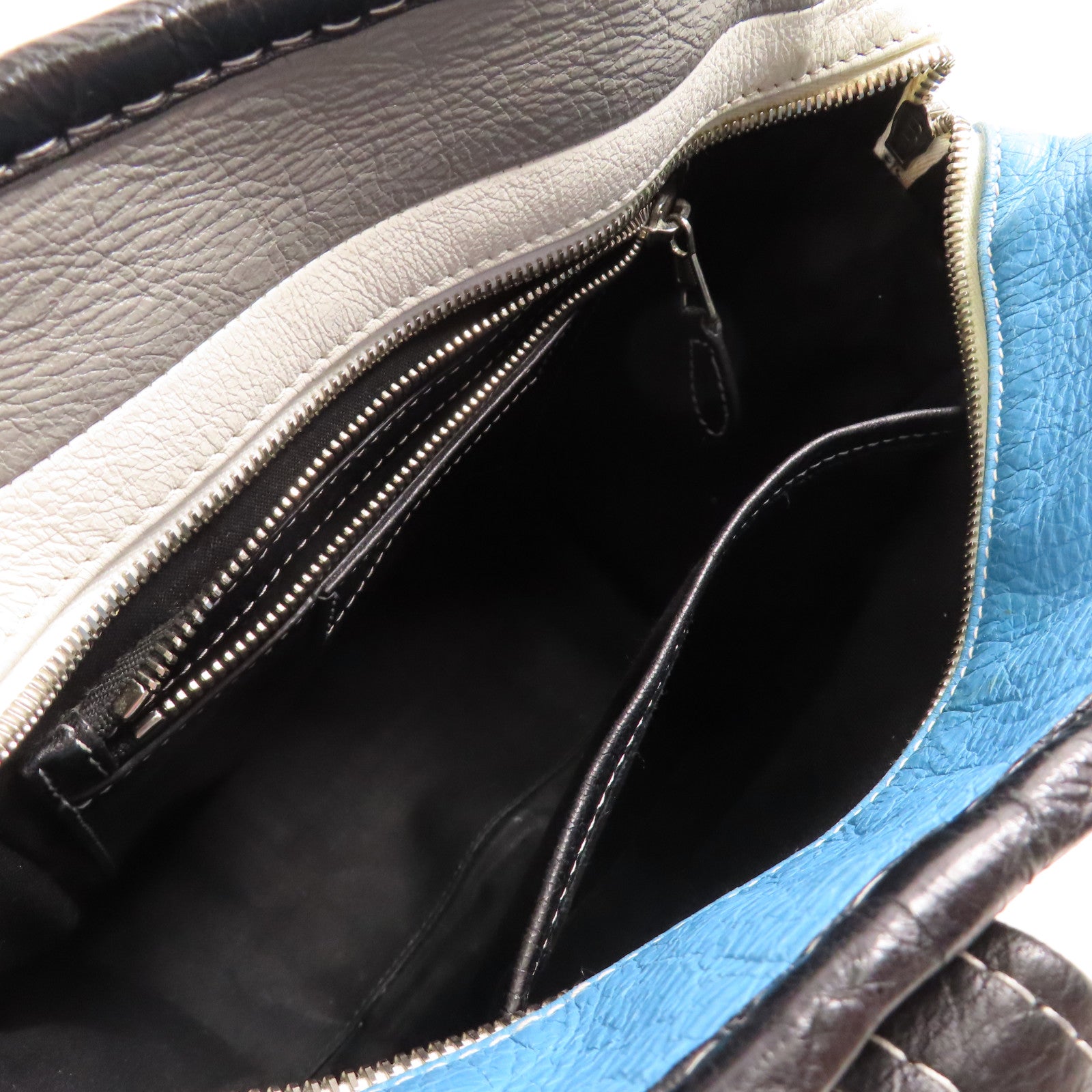 BALENCIAGA 牛皮皮革Bazzaar XS銀扣手挽肩背兩用袋