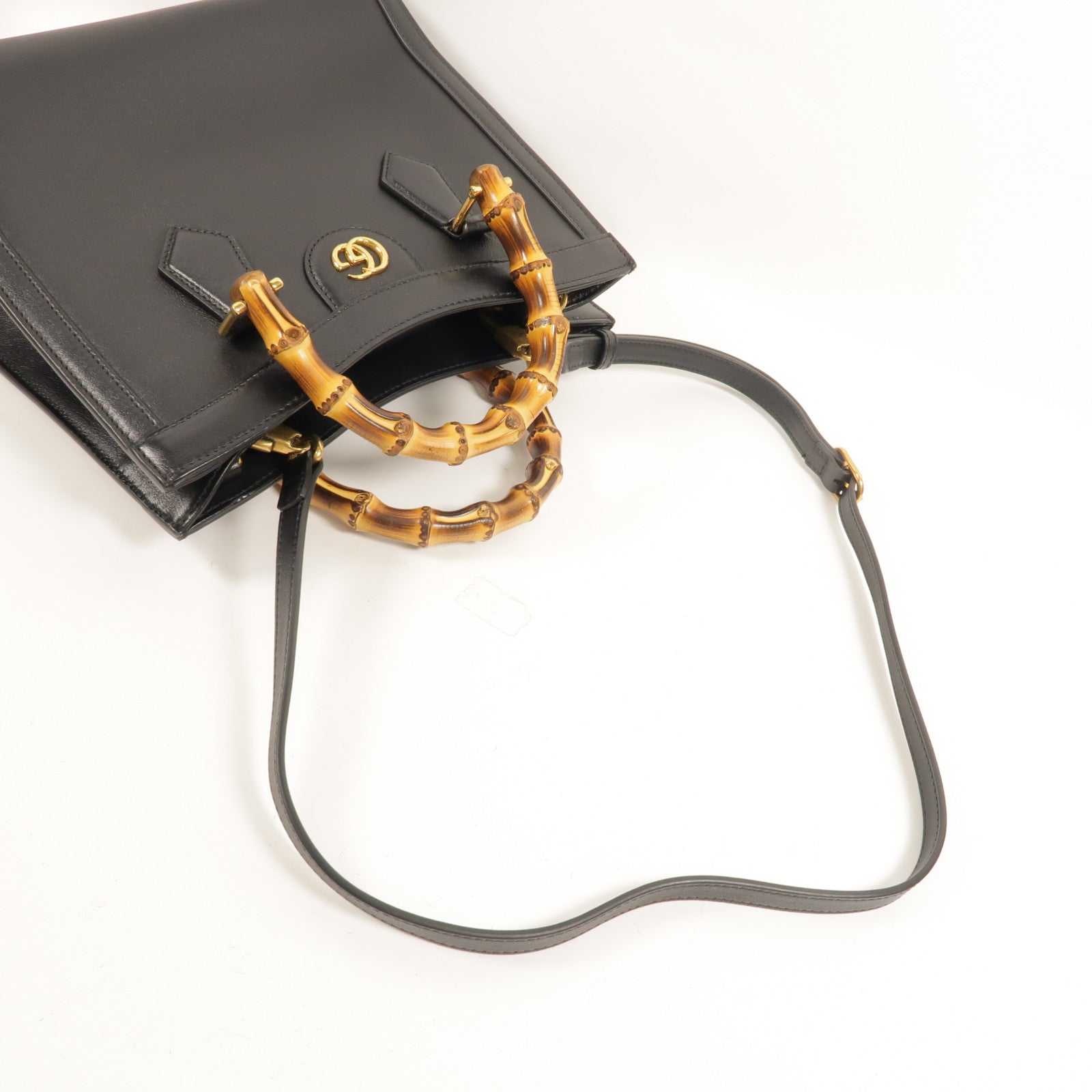 GUCCI 牛皮皮革Diana Tote Small手挽肩背袋兩用袋