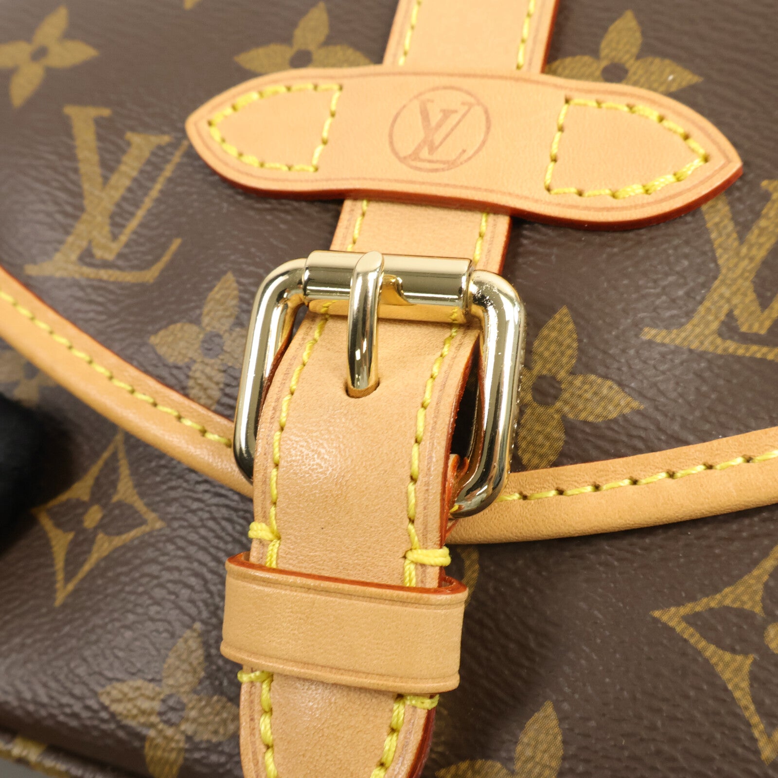 LOUIS VUITTON Monogram Saumur BB手挽肩背兩用袋