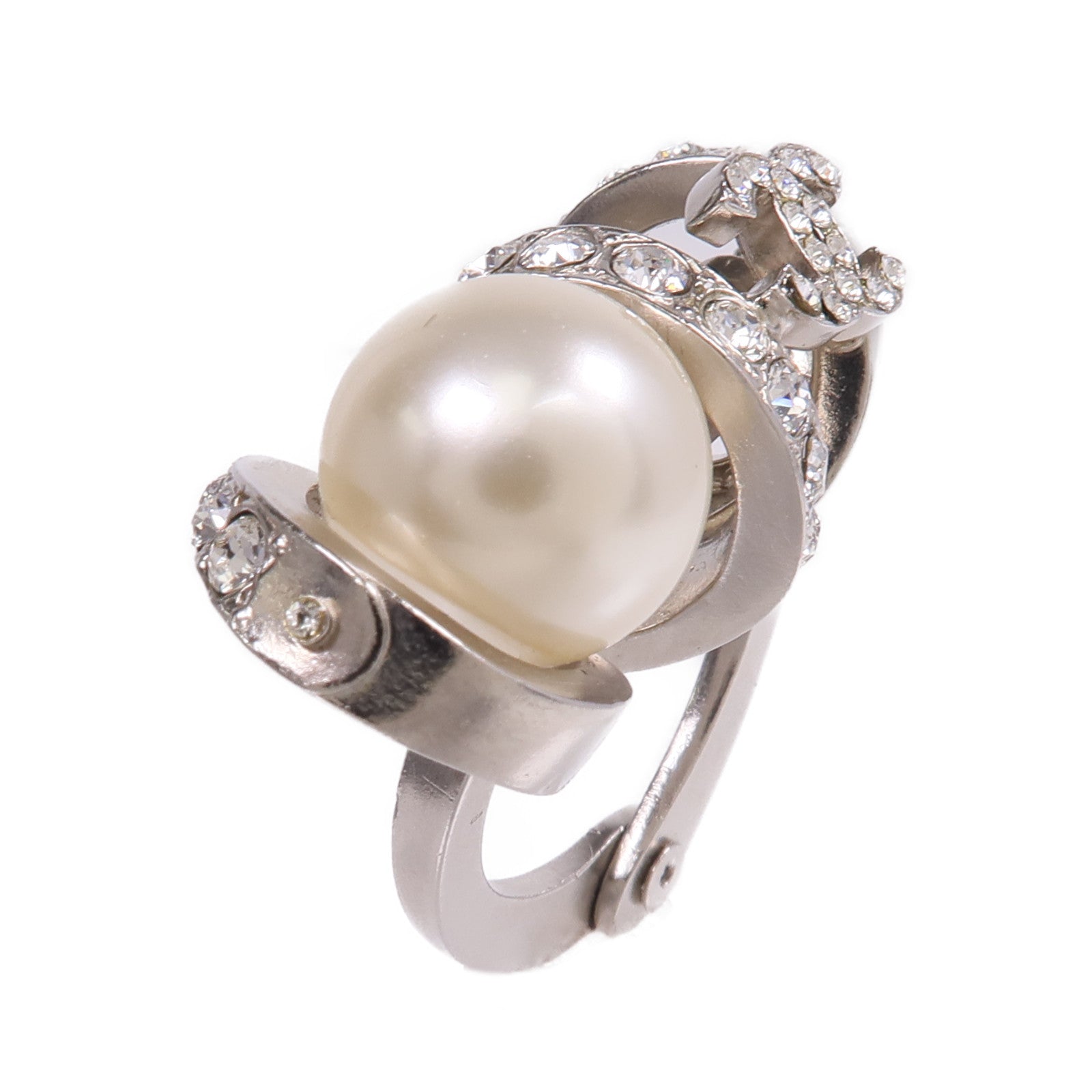 CHANEL PVC/金屬Ring戒指US#6