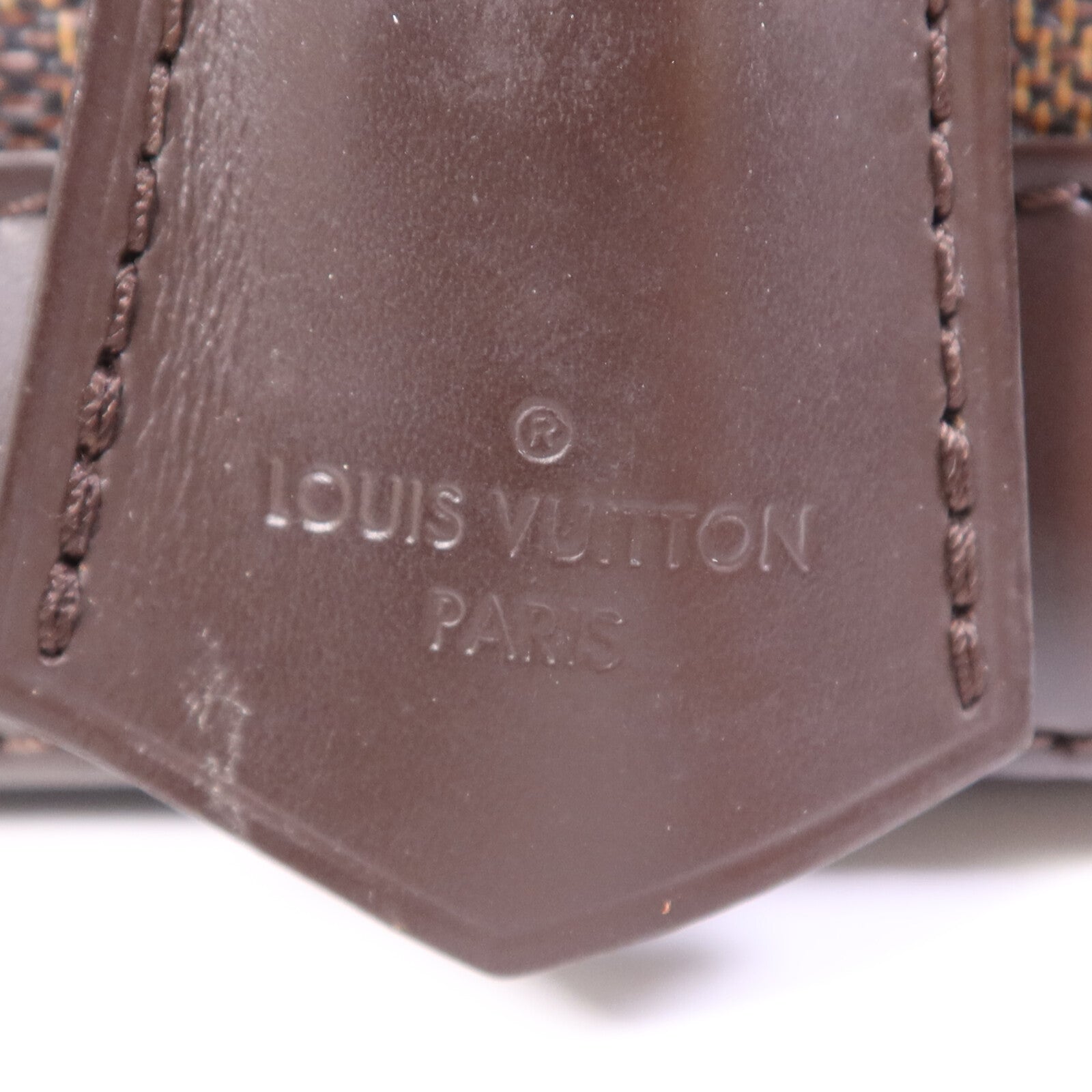 LOUIS VUITTON Damier Alma BB金扣手挽肩背兩用袋