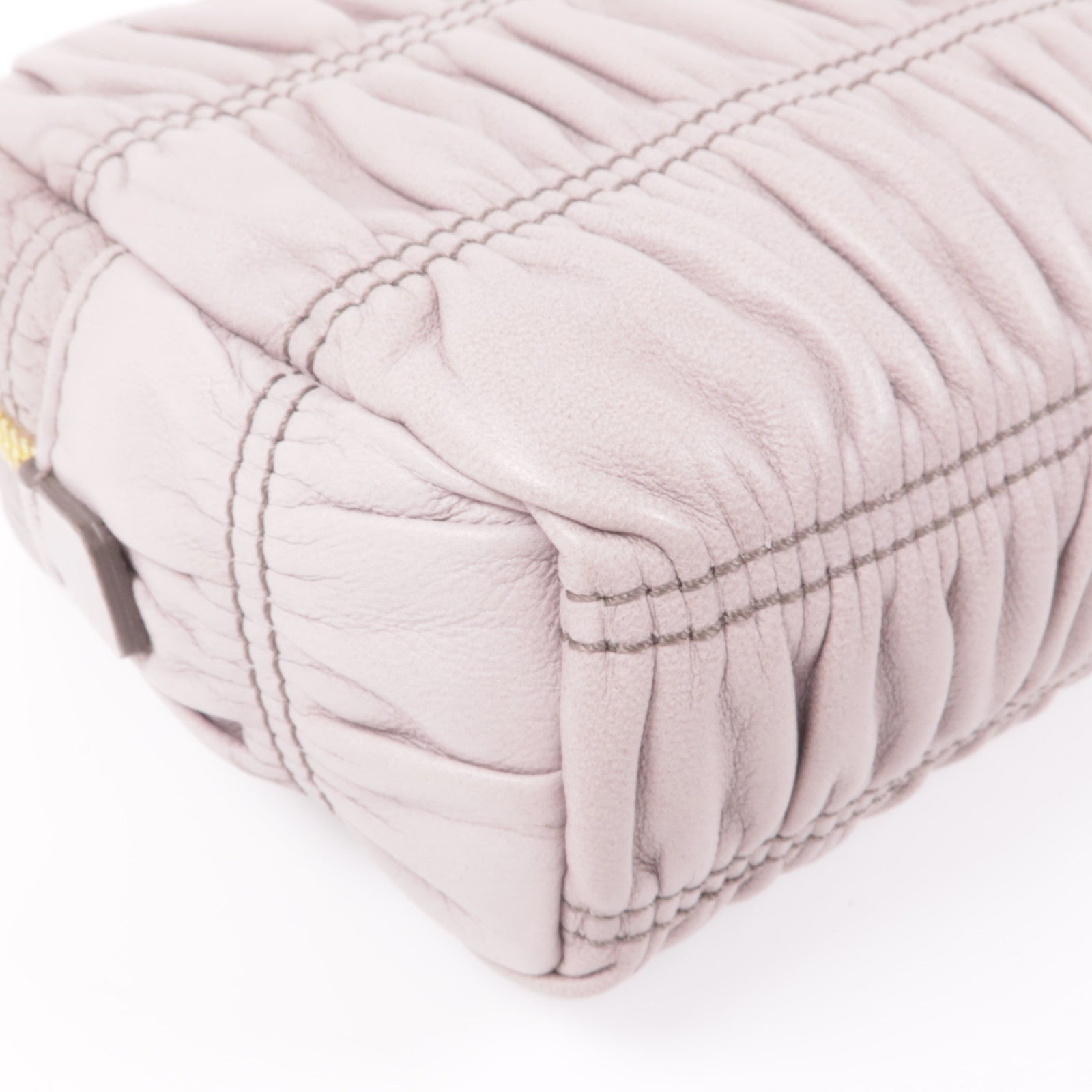 PRADA 牛皮皮革Clutch Bag金扣手拿包