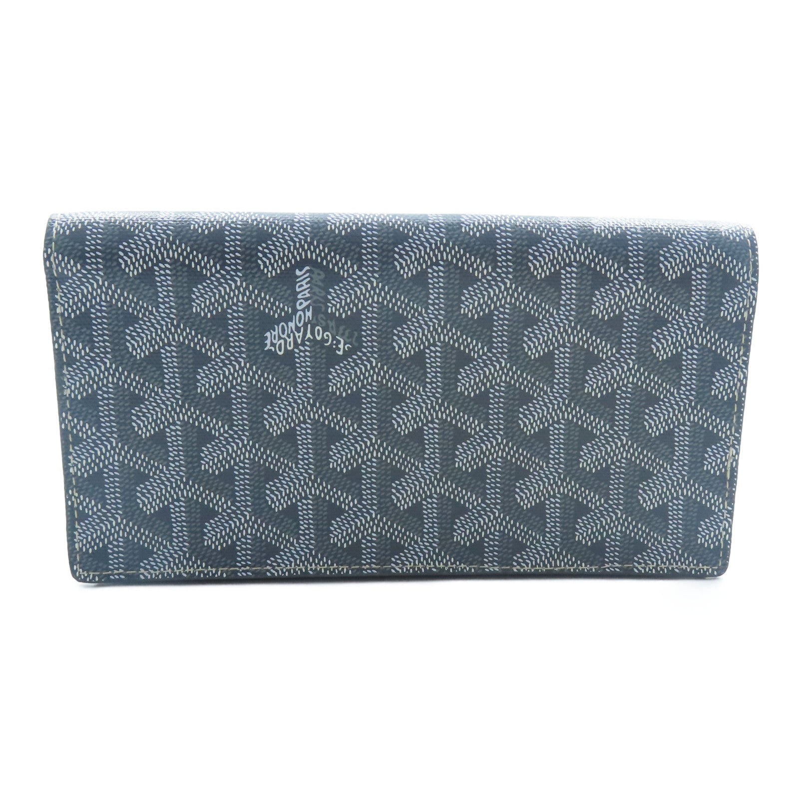 GOYARD 塗層帆布Long Wallet長錢包灰色
