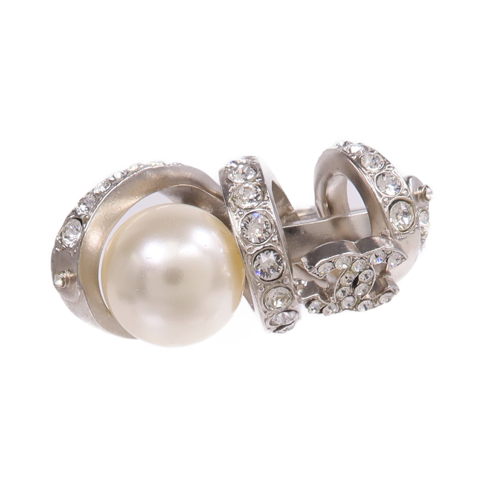 CHANEL PVC/金屬Ring戒指US#6