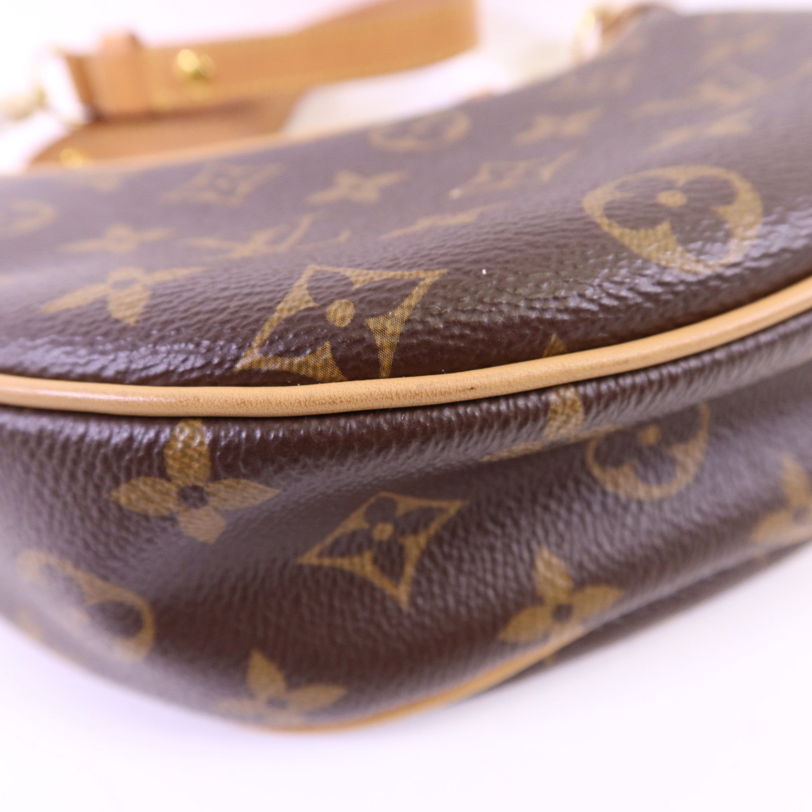 LOUIS VUITTON Monogram Loop金扣肩背袋棕色
