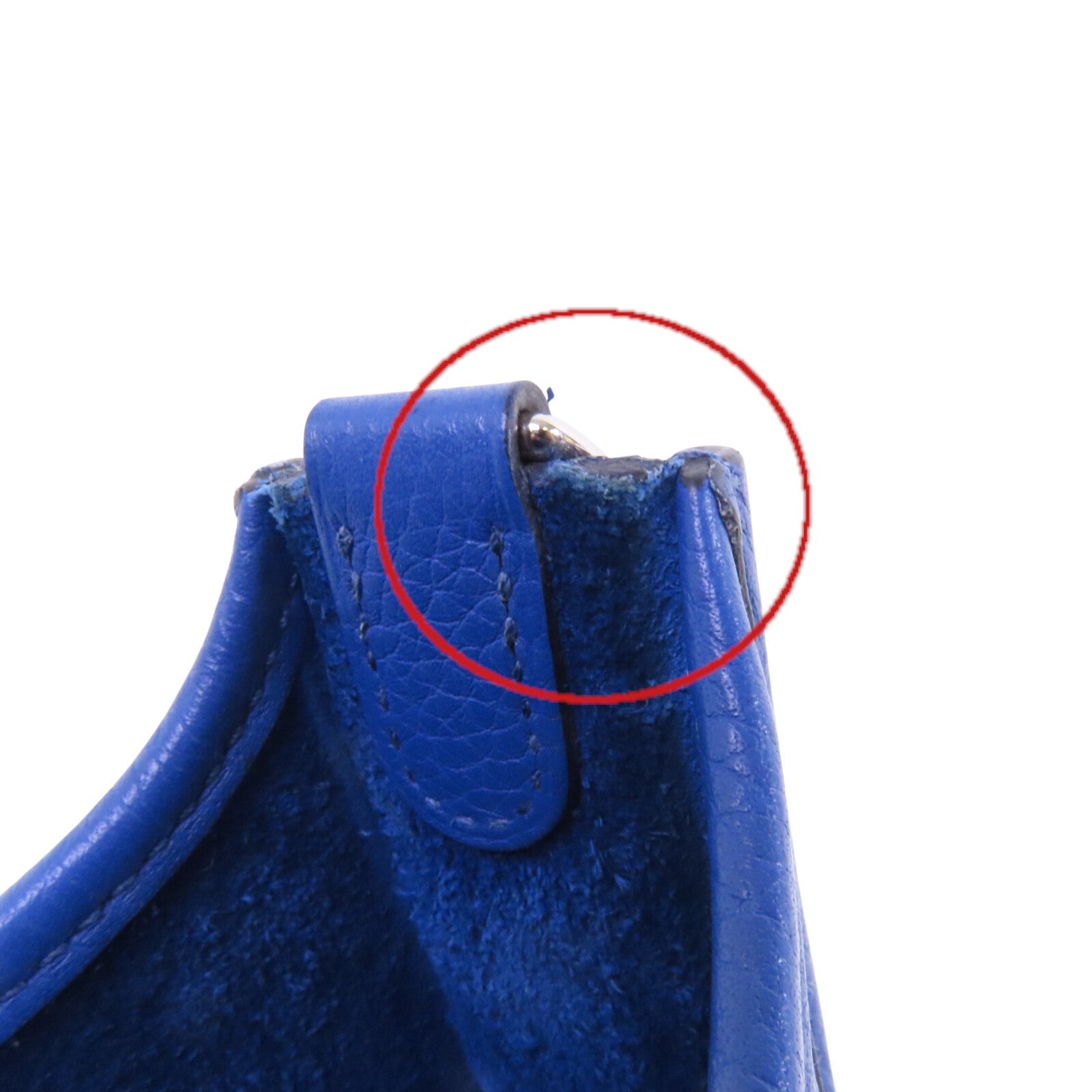 HERMES Clemence皮革Evelyne TPM銀扣肩背袋