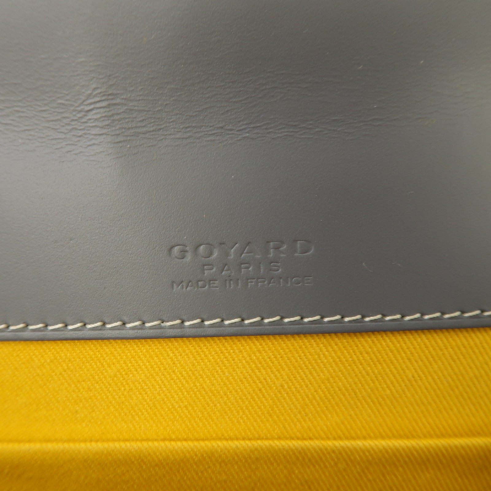 GOYARD 【激減優惠】塗層帆布Pochette Monte銀扣肩背袋灰色