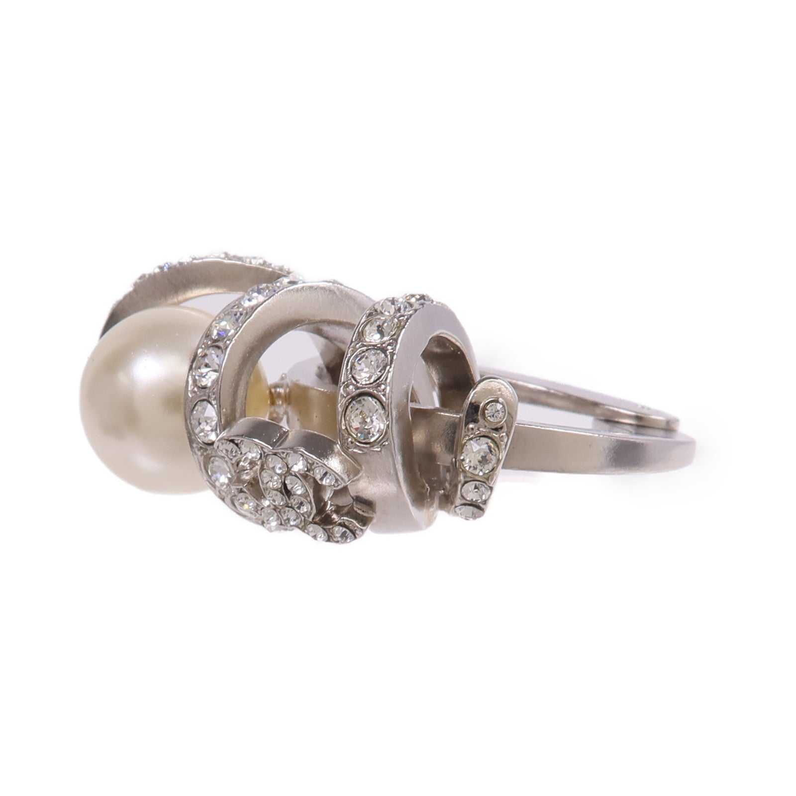 CHANEL PVC/金屬Ring戒指US#6