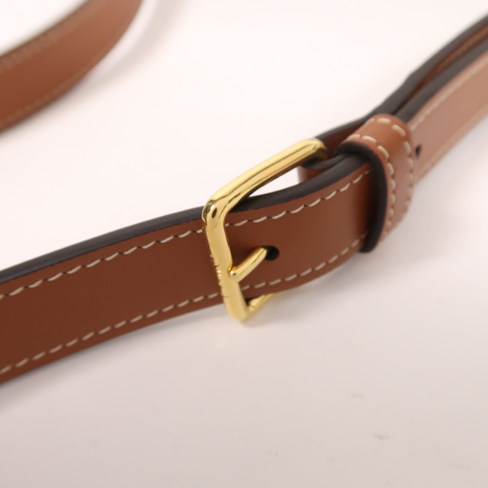 CELINE 塗層帆布Triomphe Bucket金扣肩背袋