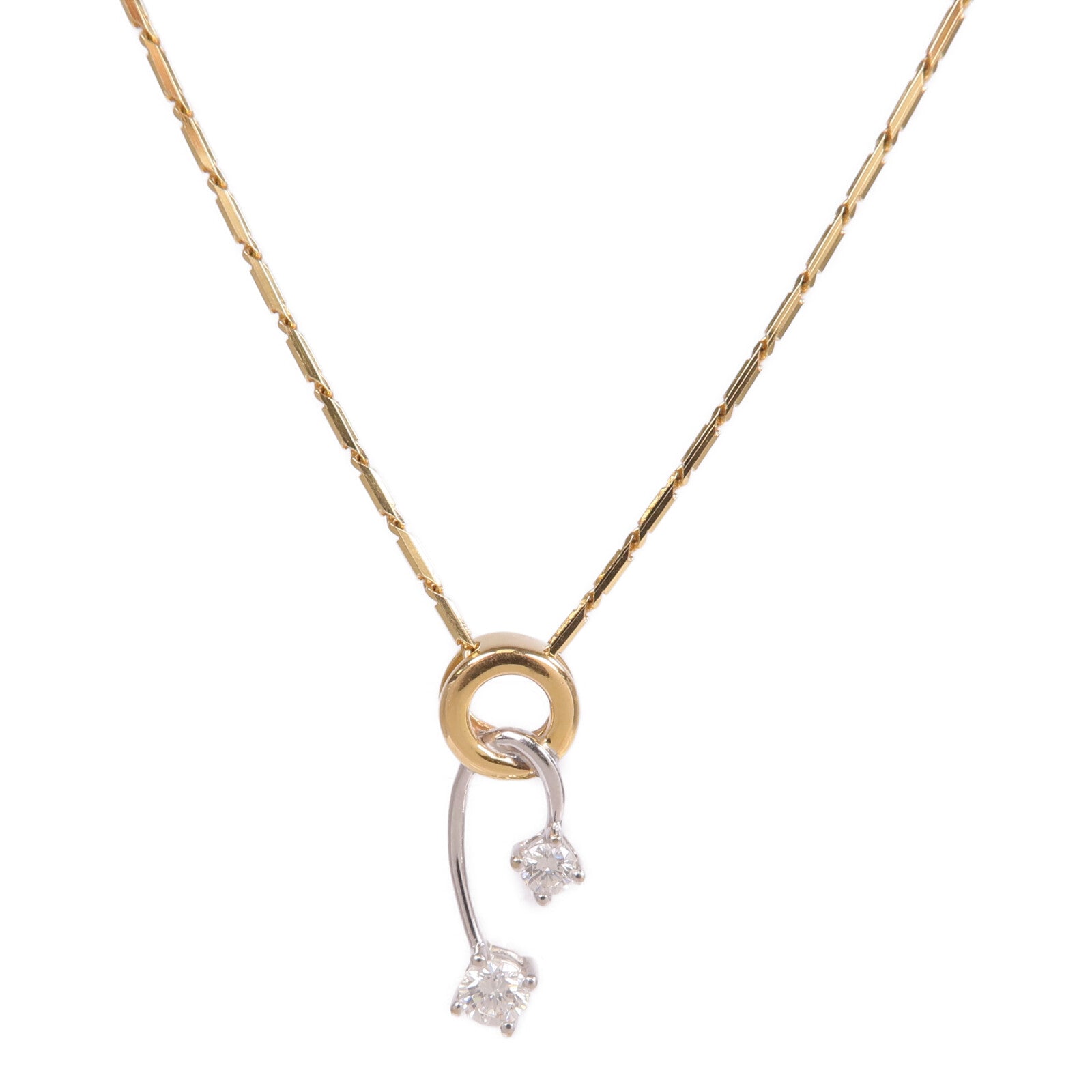 JEWELRY 【激減優惠】18K黃金/白金Diamond Necklace鑽石項鍊