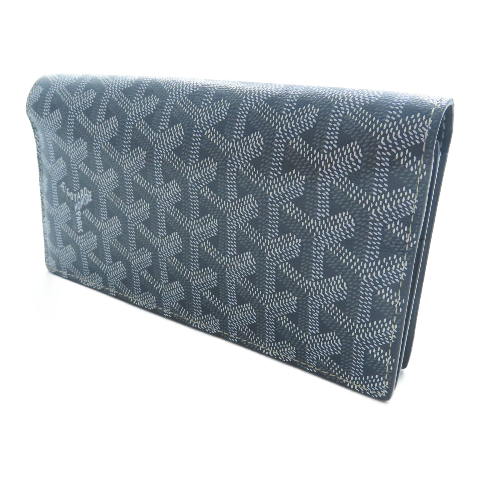 GOYARD 塗層帆布Long Wallet長錢包灰色