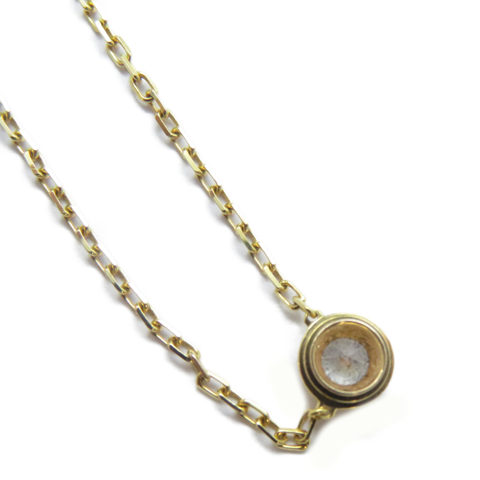 CARTIER 18K黃金D'Amour Necklace 0.18ct鑽石項鍊