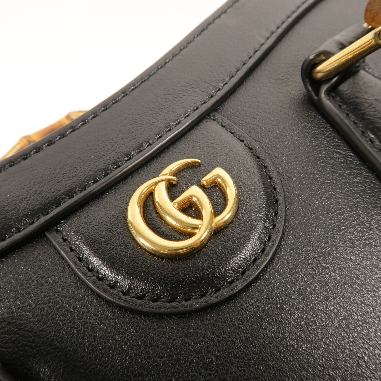 GUCCI 牛皮皮革Diana Tote Small手挽肩背袋兩用袋