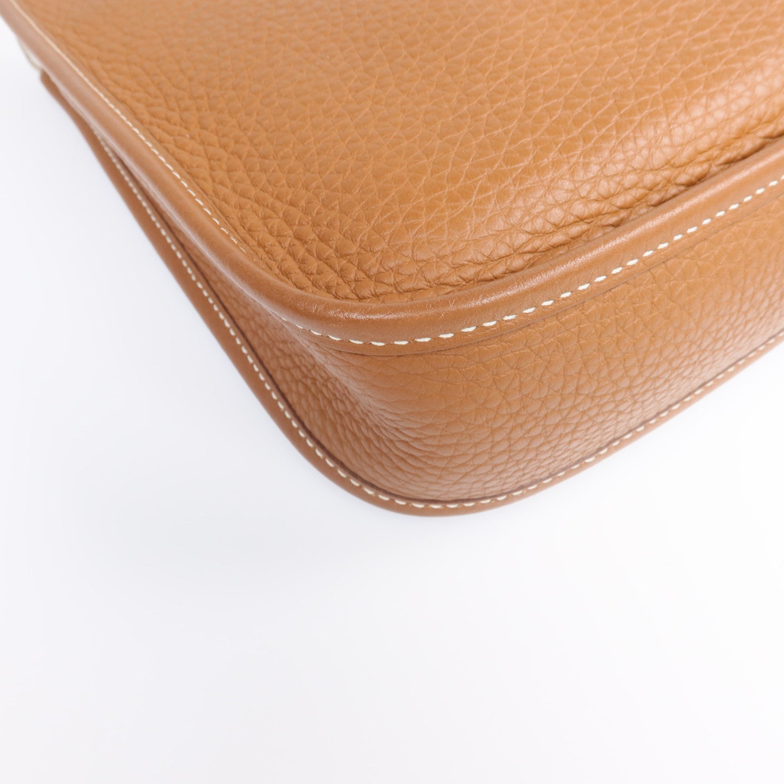 HERMES Clemence皮革Evelyne TPM 銀扣肩背袋