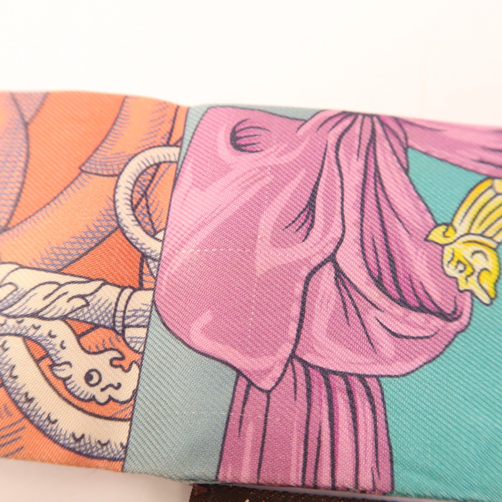 HERMES 絲質Twilly絲巾