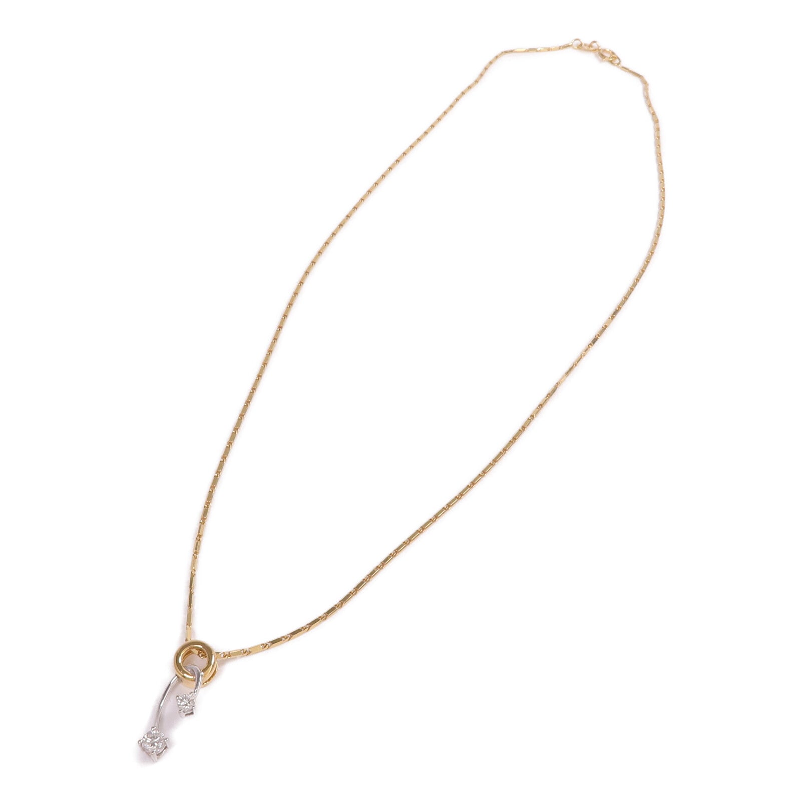 JEWELRY 【激減優惠】18K黃金/白金Diamond Necklace鑽石項鍊