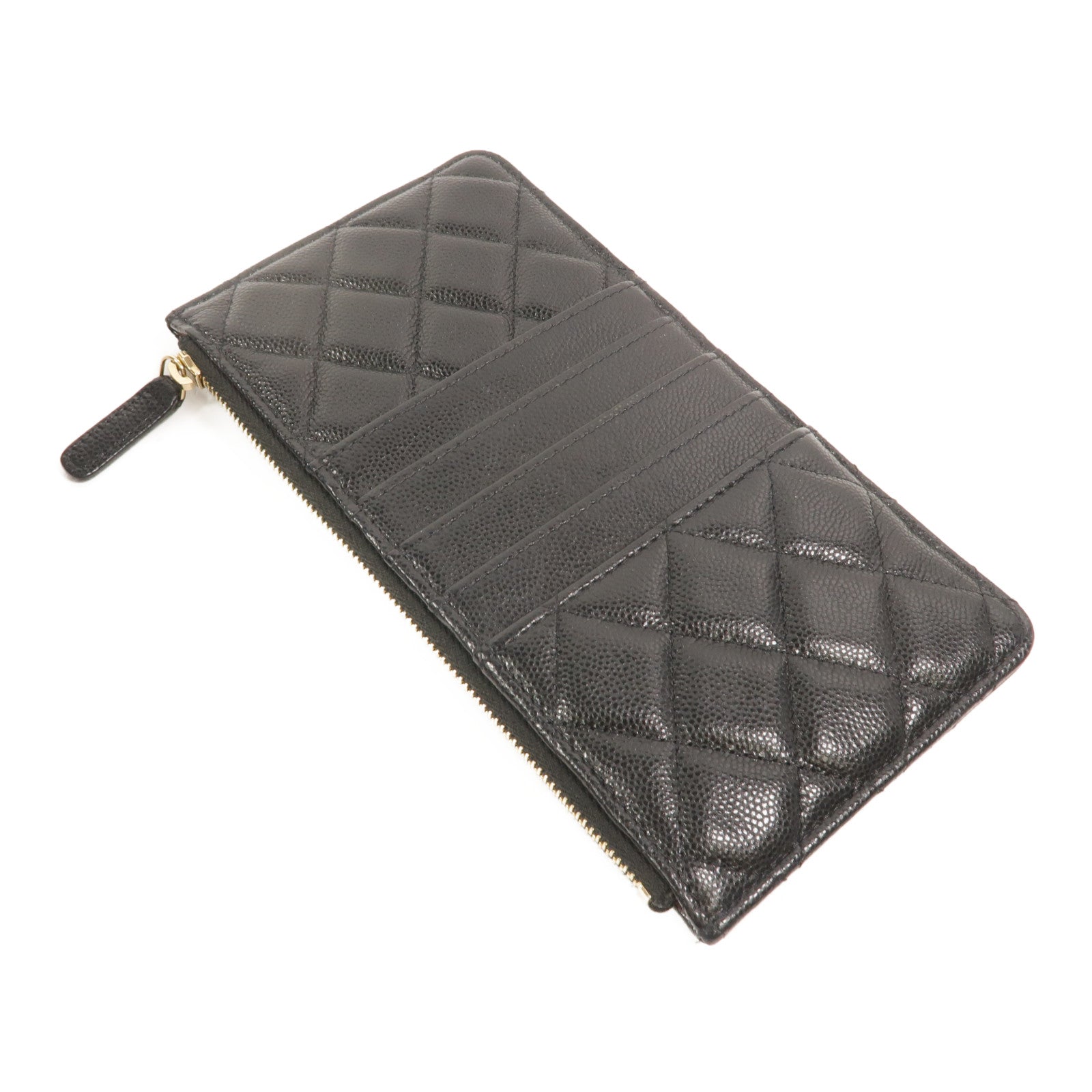 CHANEL 牛皮皮革Classic Phone Pouch with Zipper長錢包
