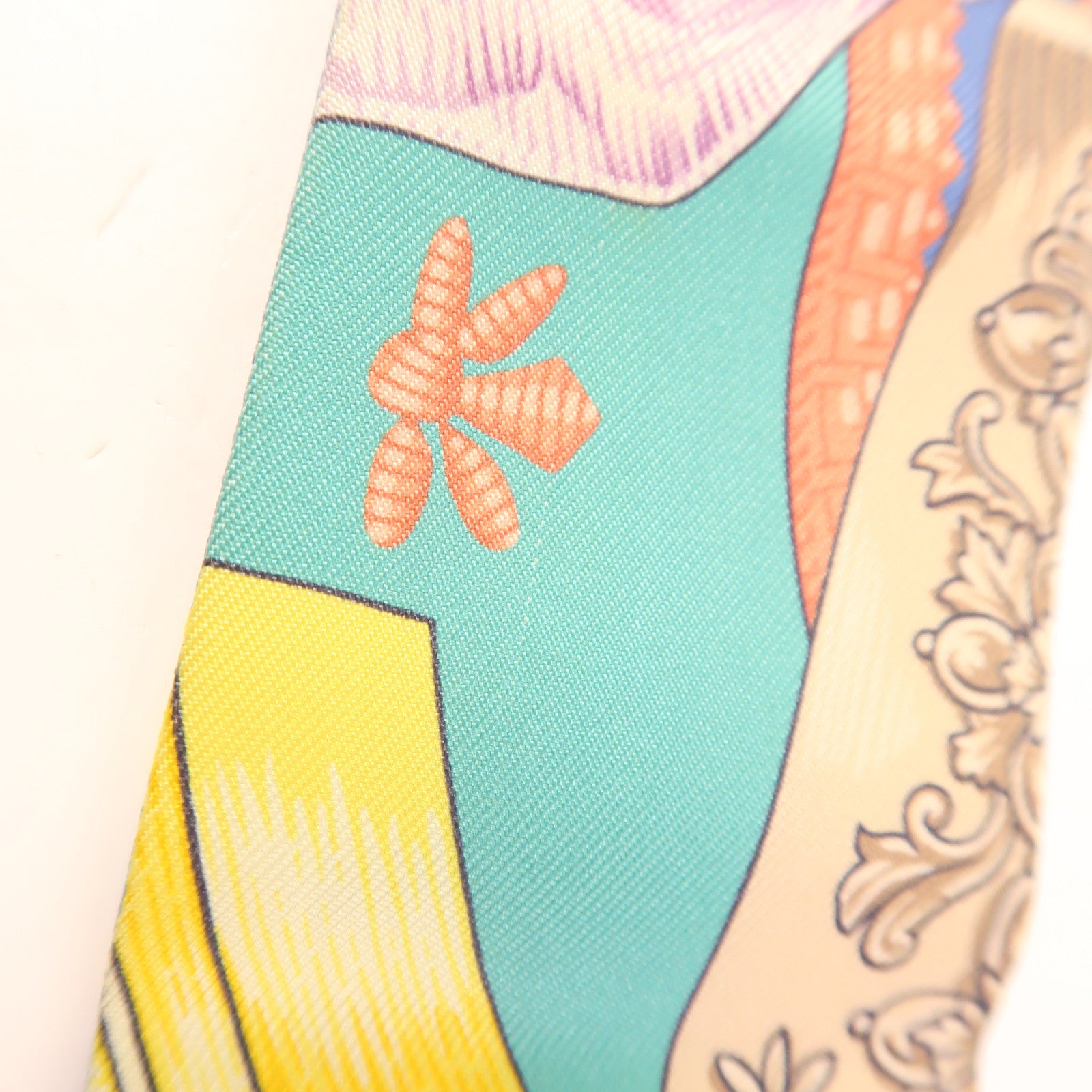 HERMES 絲質Twilly絲巾