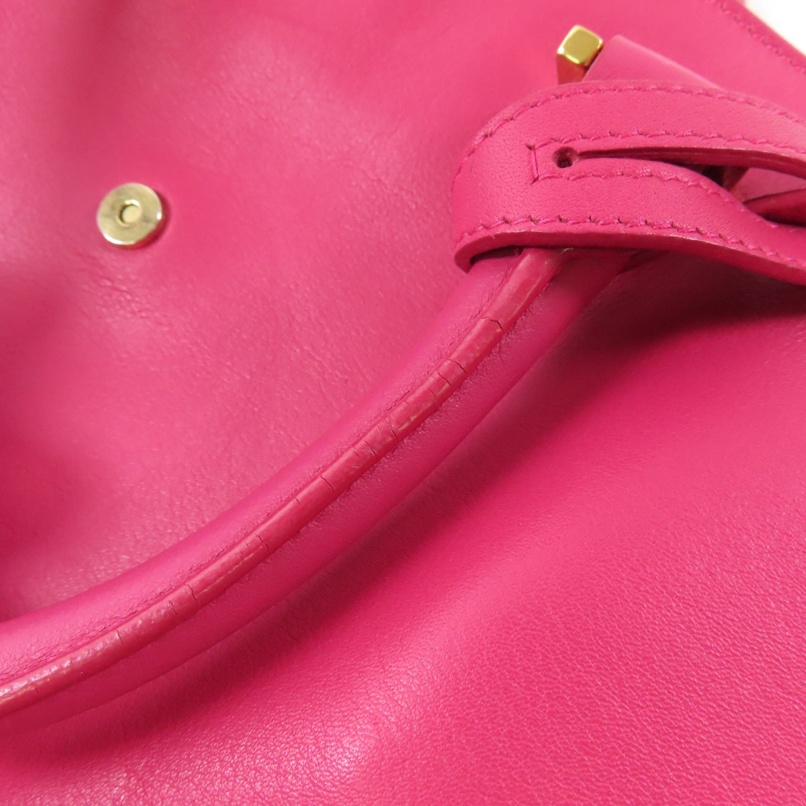 YVES SAINT LAURENT 【激減優惠】牛皮皮革Y Cabas金扣手挽肩背兩用袋