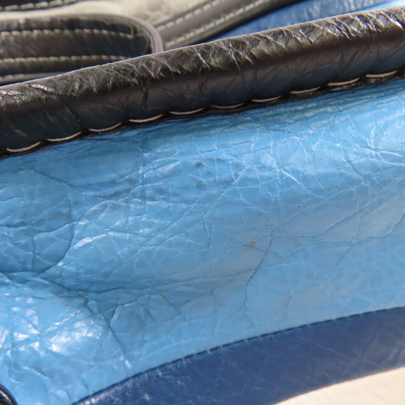 BALENCIAGA 牛皮皮革Bazzaar XS銀扣手挽肩背兩用袋