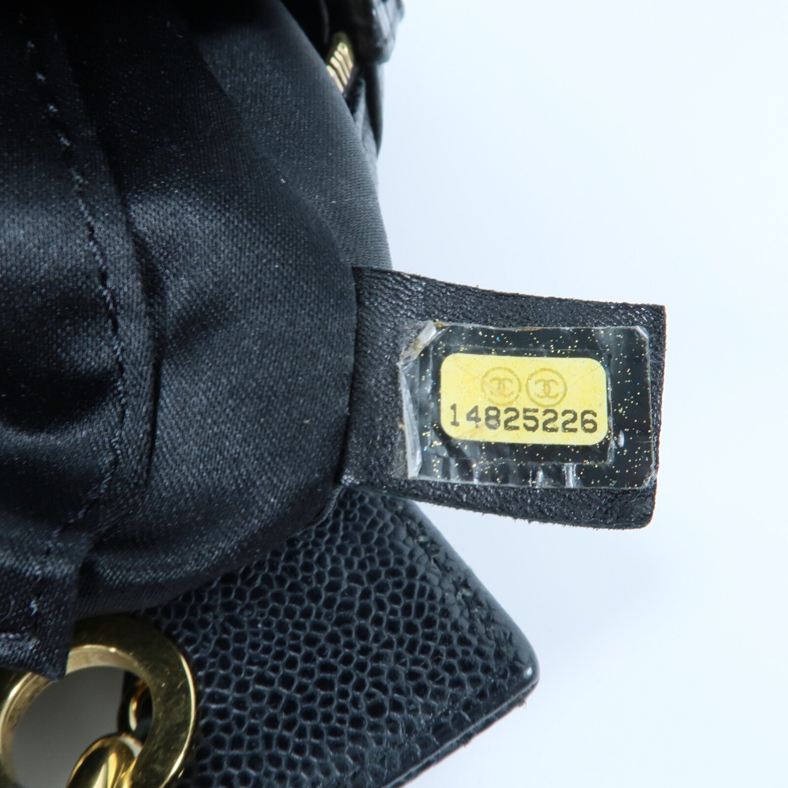 CHANEL 牛皮皮革PTT Petite Timeless Tote Bag鏈帶肩背袋