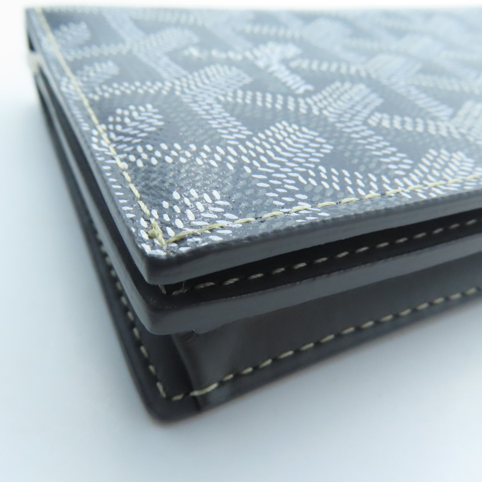 GOYARD 塗層帆布Long Wallet長錢包灰色