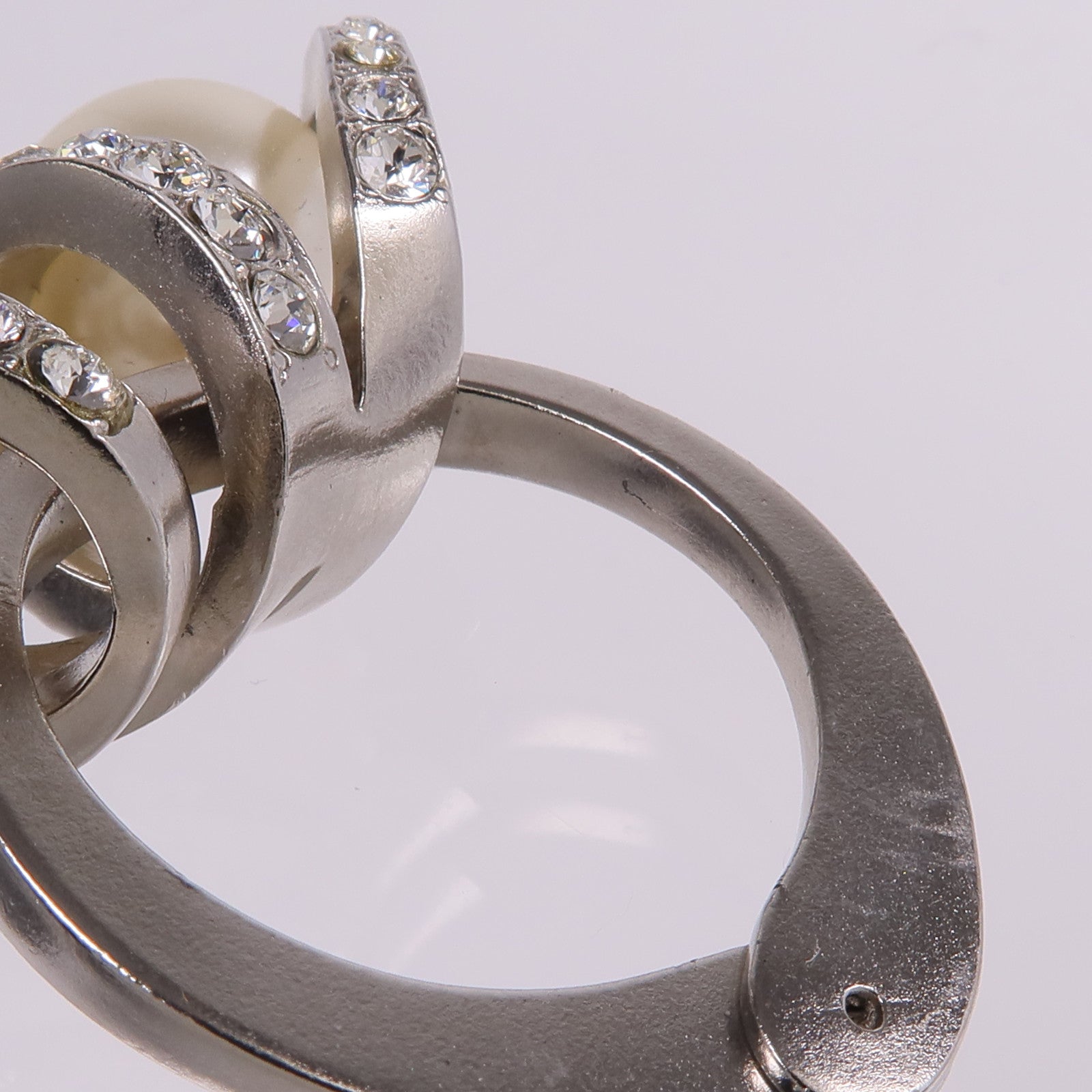 CHANEL PVC/金屬Ring戒指US#6