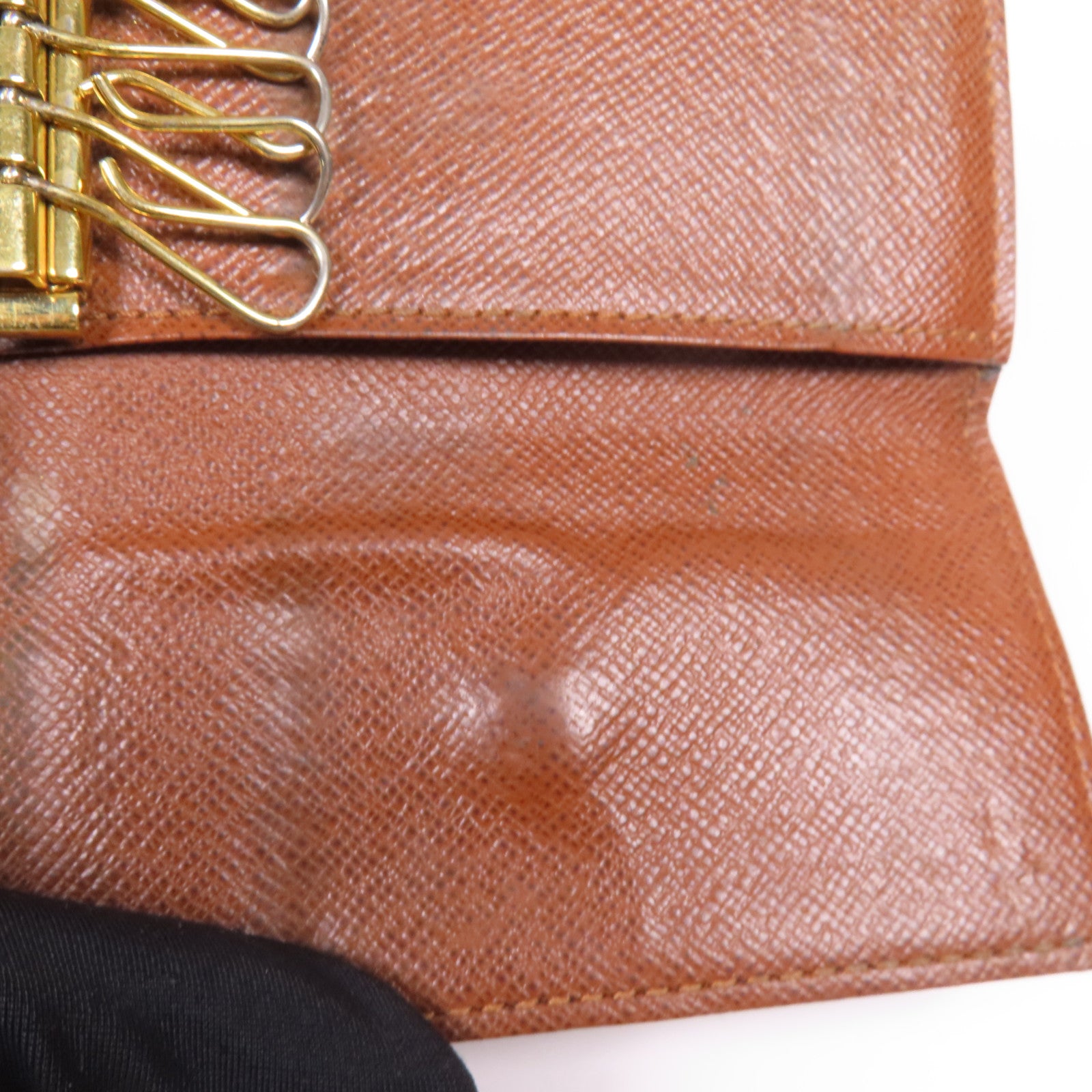 LOUIS VUITTON Monogram 6 Key Holder金扣鎖匙包