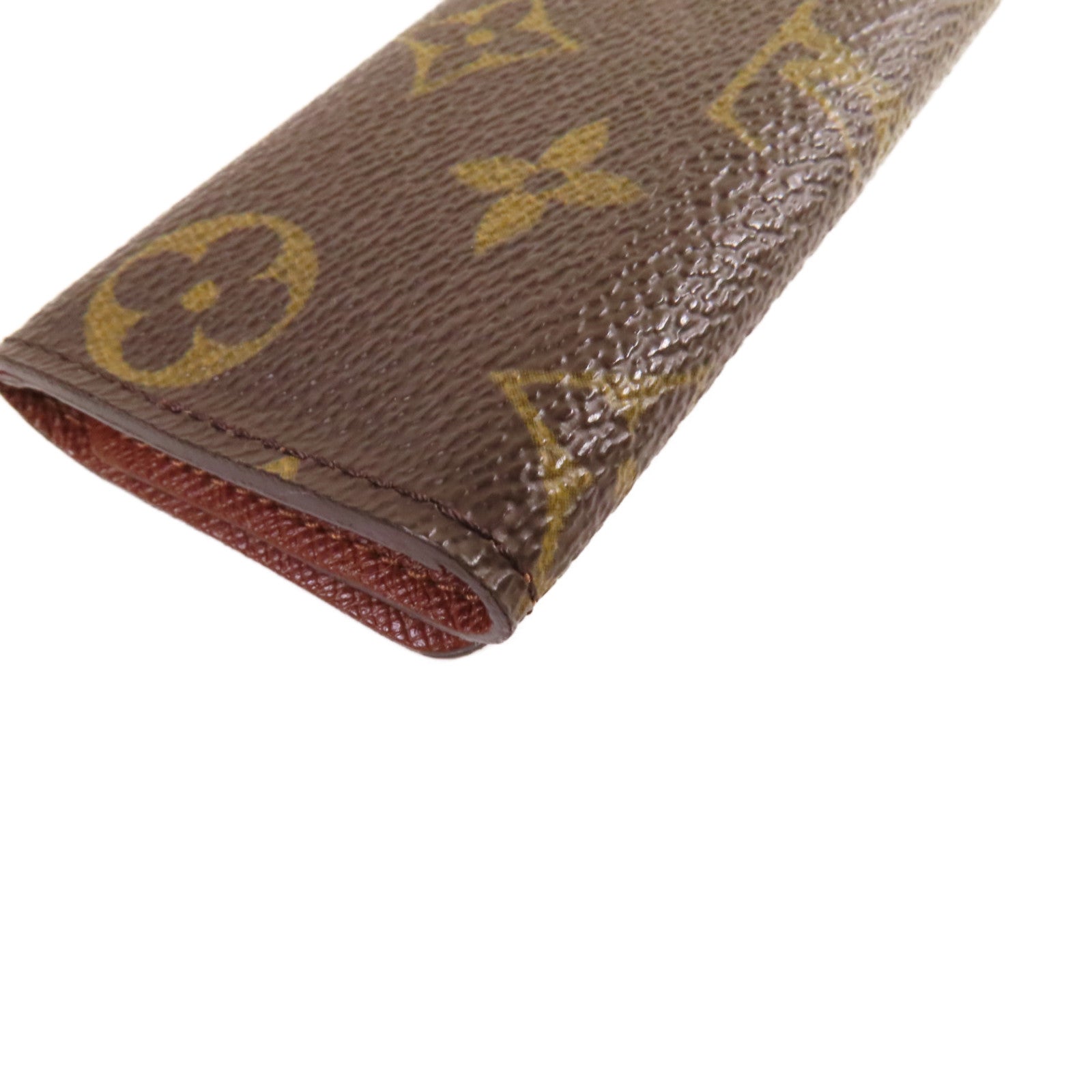 LOUIS VUITTON Monogram Multicles 4 Key Holder金扣鎖匙套啡色