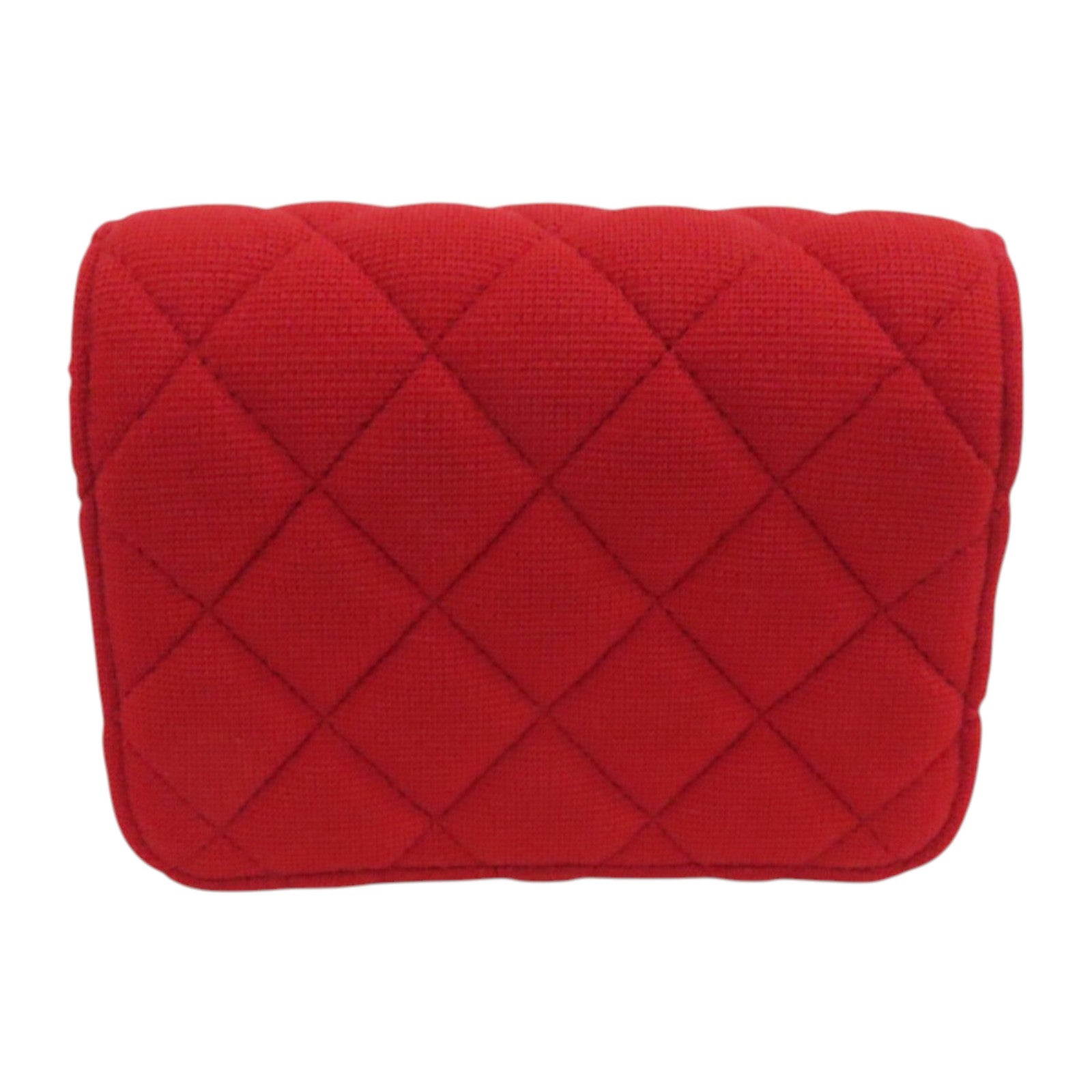 CHANEL 帆布Shoulder Bag金扣鏈帶肩背袋