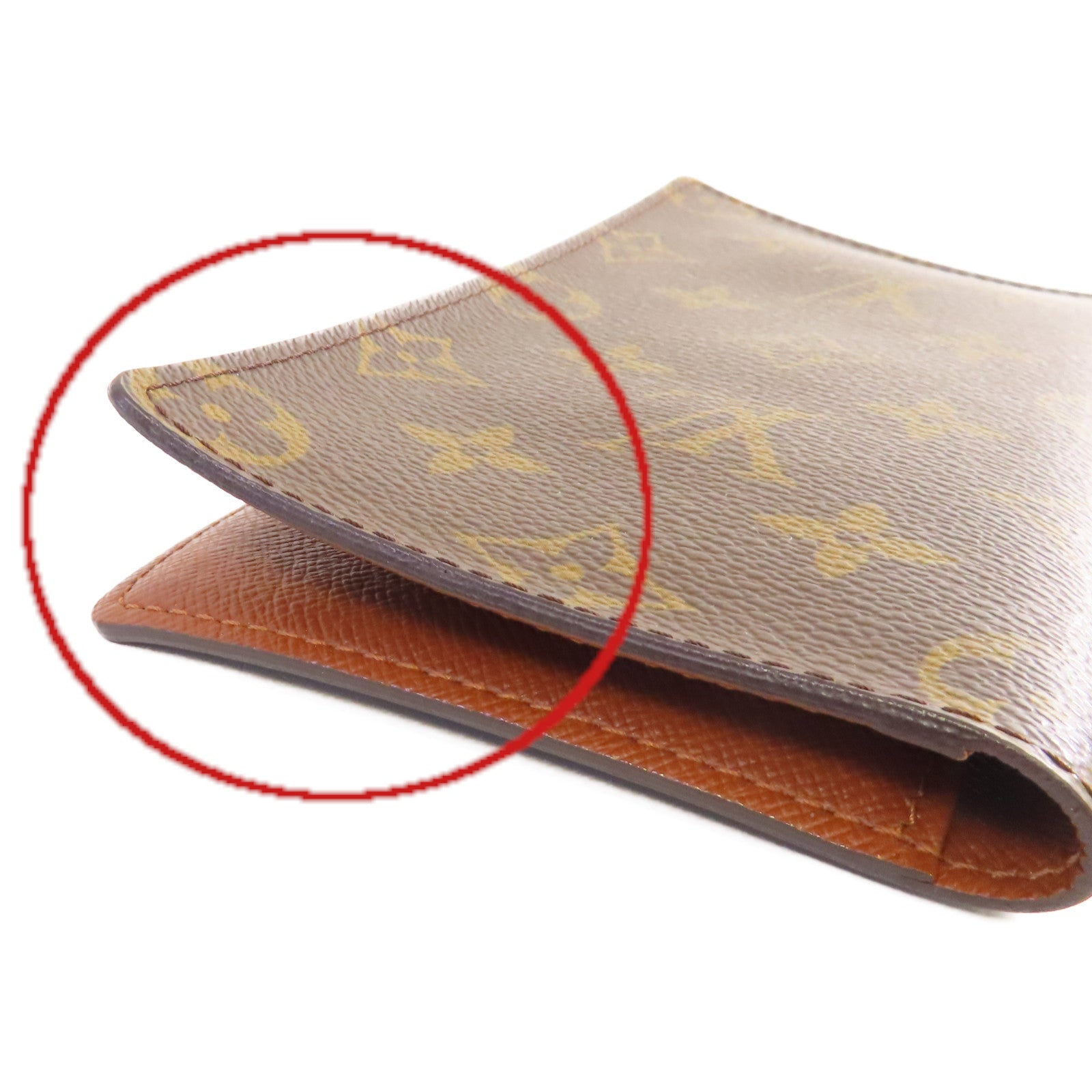 LOUIS VUITTON 【激減優惠】Monogram Porte Valeurs Cartes Credit Bifold Long Wallet長錢包啡色
