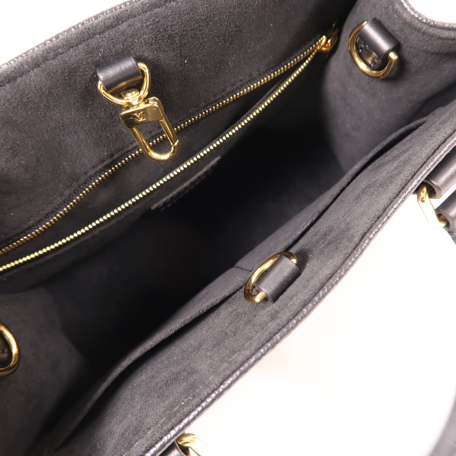 LOUIS VUITTON LV GHW On The Go PM 2 Way Bag M45653 Monogram Empreinte Black