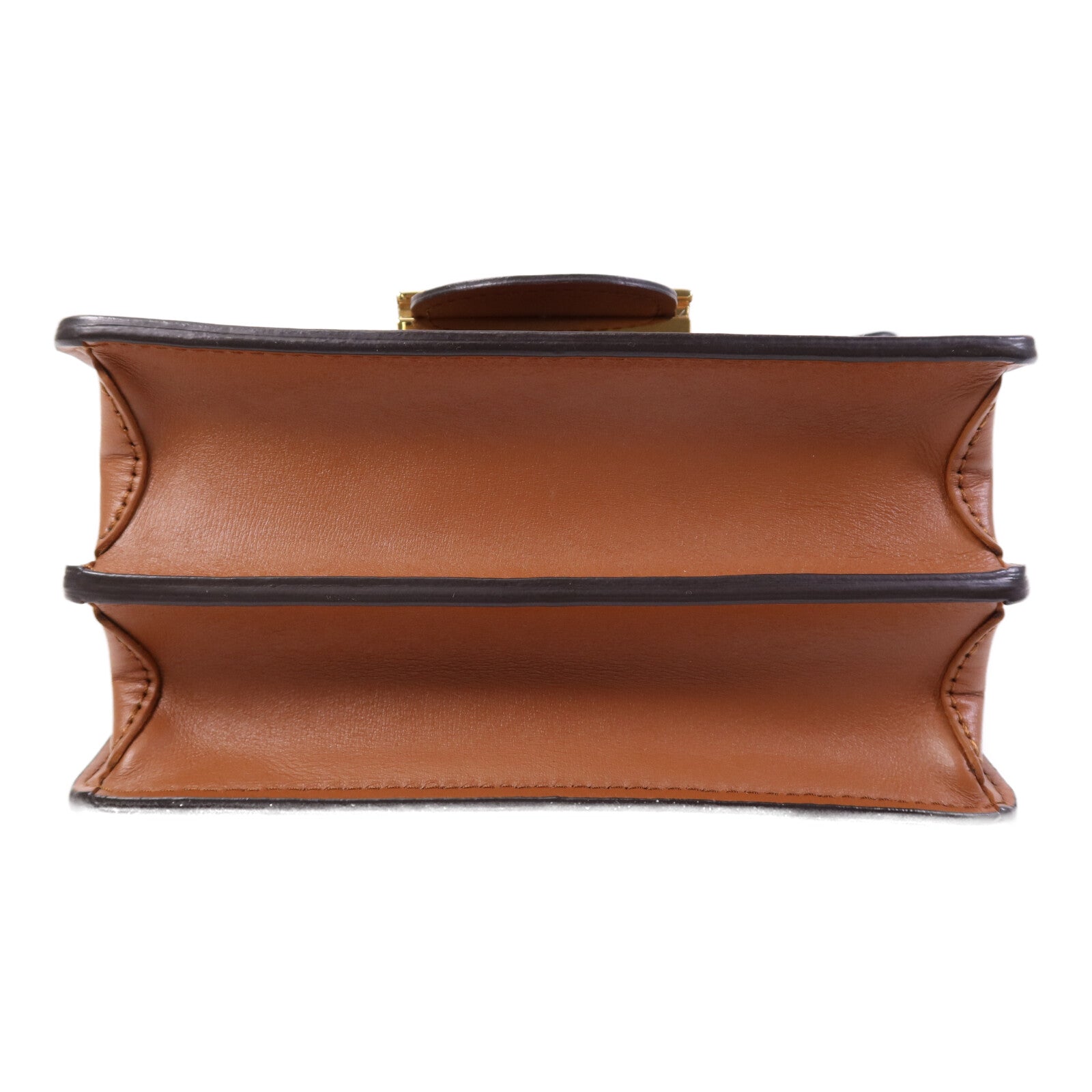 LOUIS VUITTON Monogram Reverse Mini Dauphine金扣肩背袋