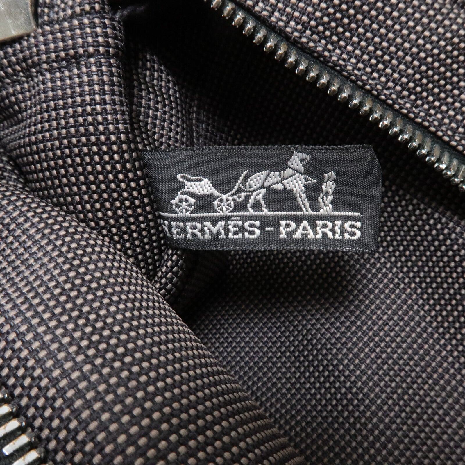 HERMES 帆布Herline Tote手挽袋Grey