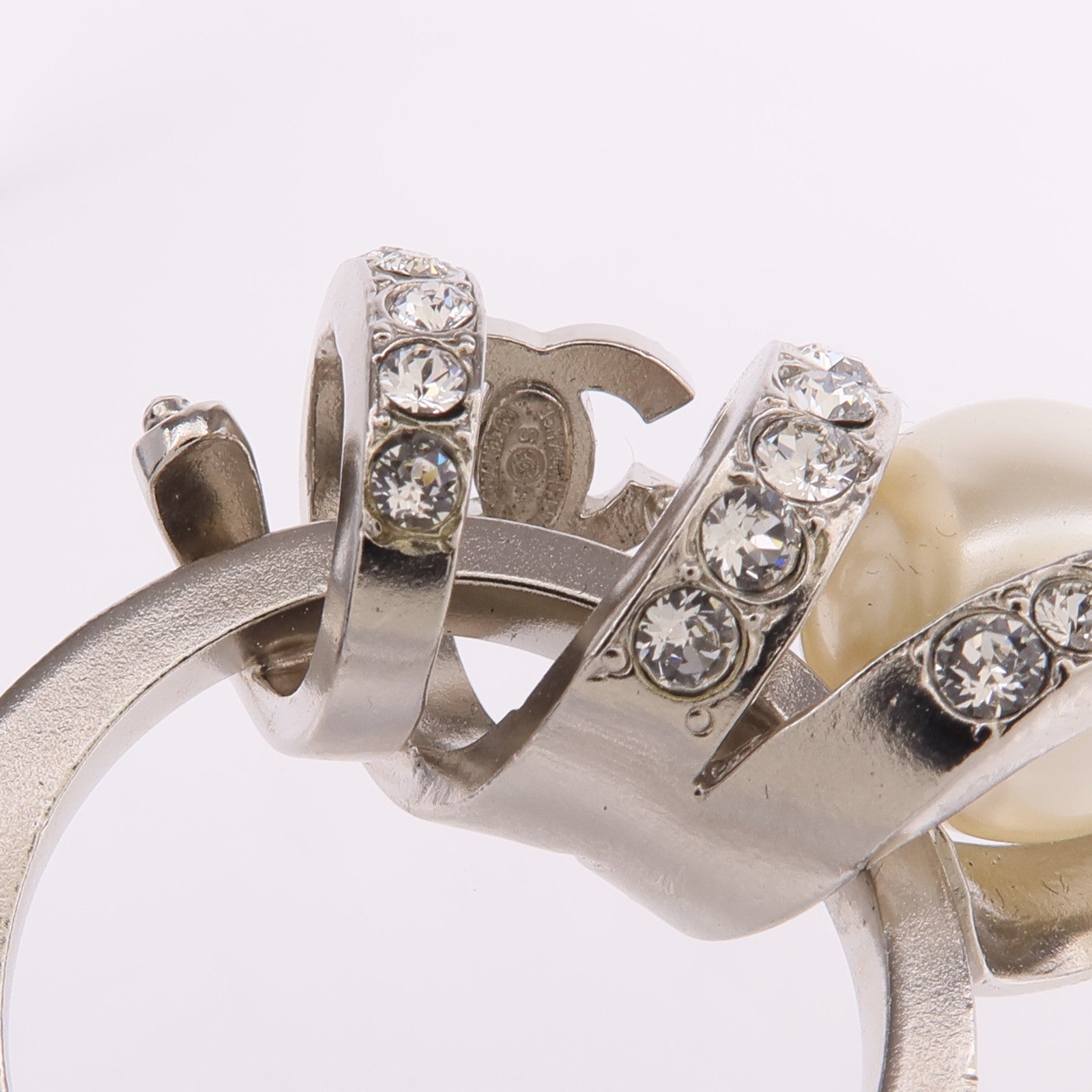 CHANEL PVC/金屬Ring戒指US#6