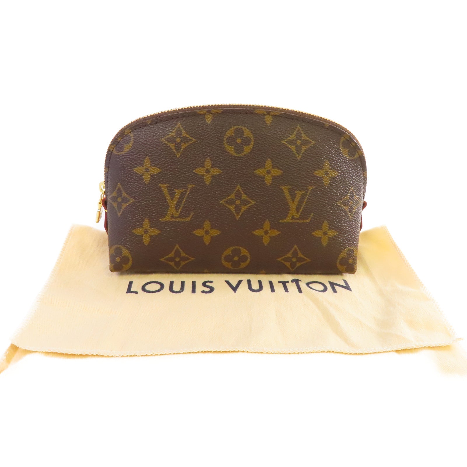 LOUIS VUITTON Monogram Cosmetic Pouch PM化妝包啡色
