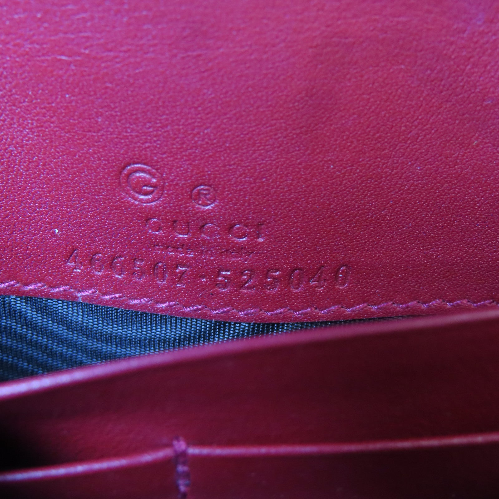 GUCCI 牛皮皮革Shoulder Bag金扣肩背袋紅色