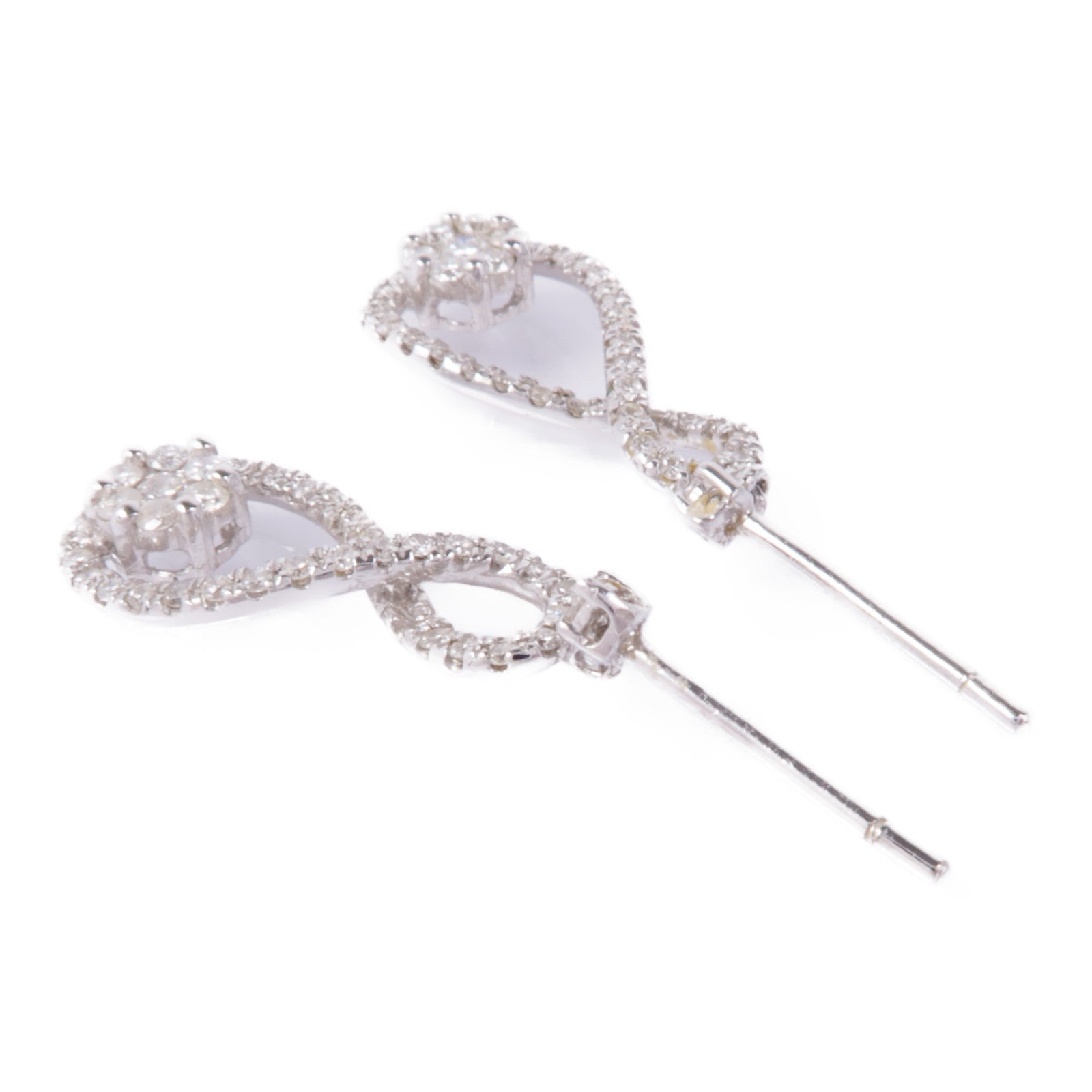 JEWELRY 18K白金Diamond Earrings鑽石耳環