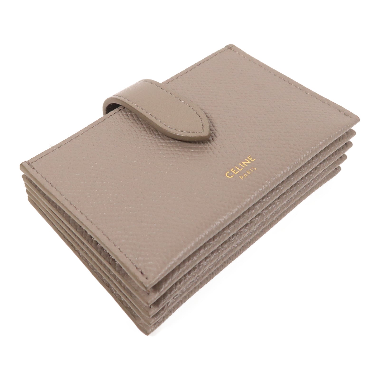 CELINE 牛皮皮革Card Holder金扣卡片套