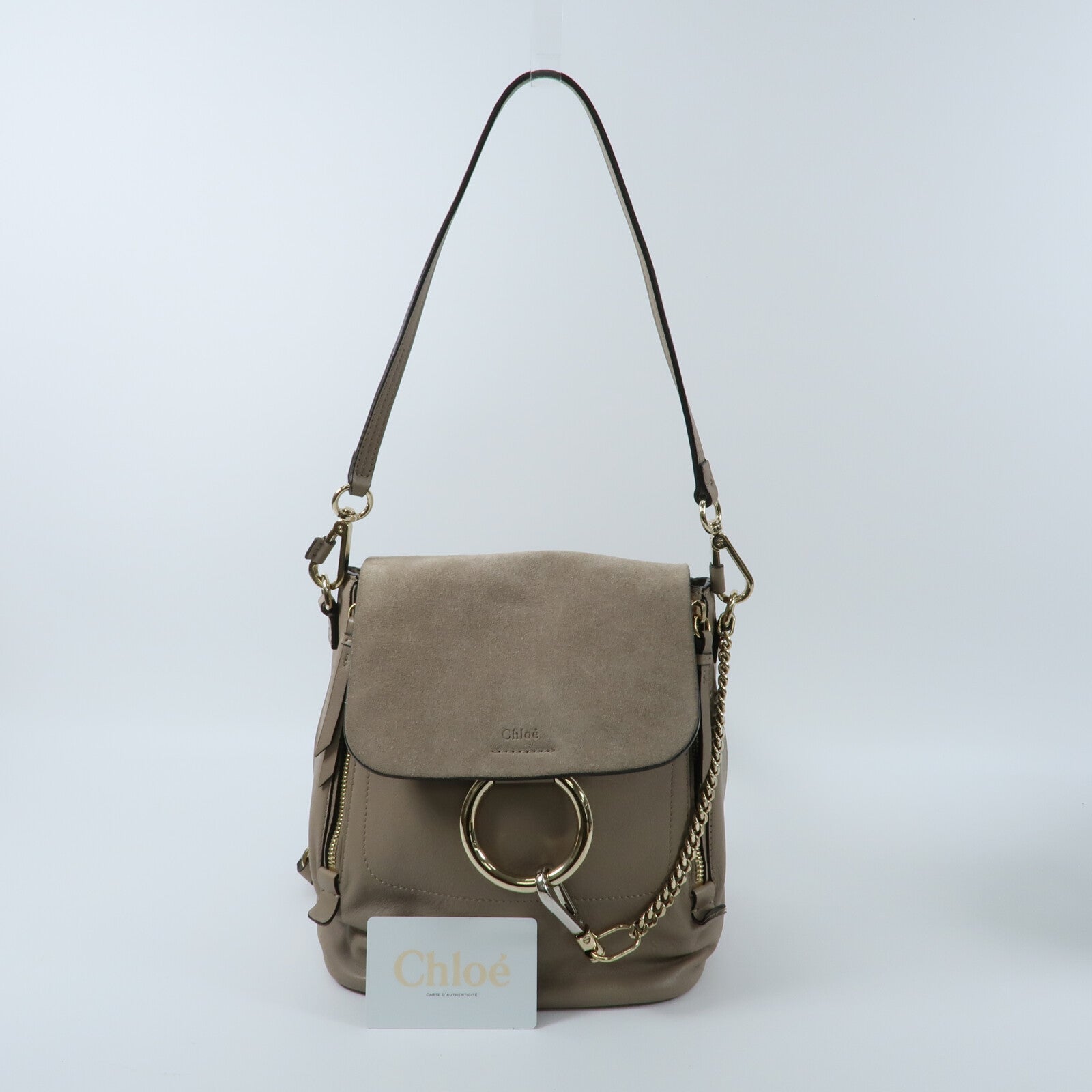 Chloe 牛皮皮革/Suede Faye Backpack背包