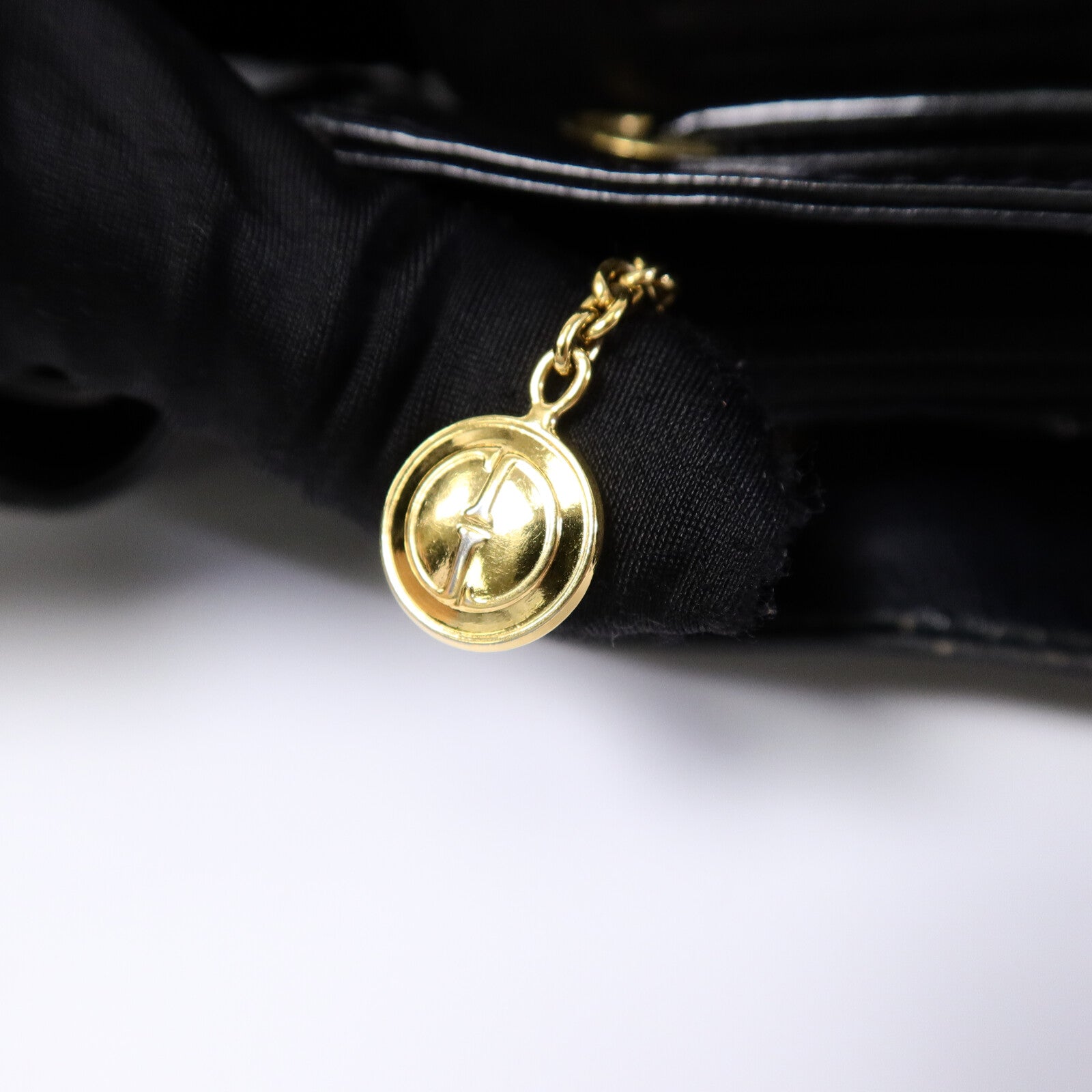 GUCCI 漆皮皮革Mini Bamboo Backpack背包