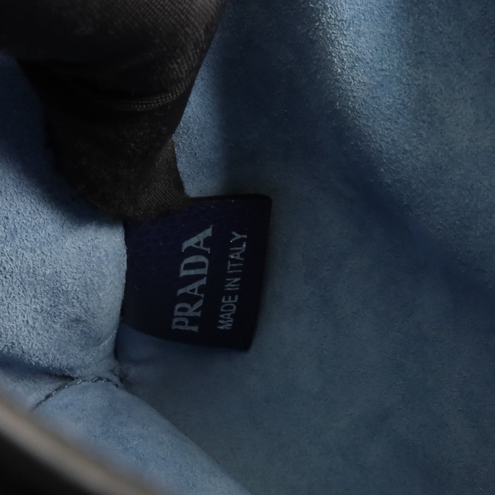 PRADA 牛皮皮革2 Way Shoulder銀扣手挽肩背兩用袋