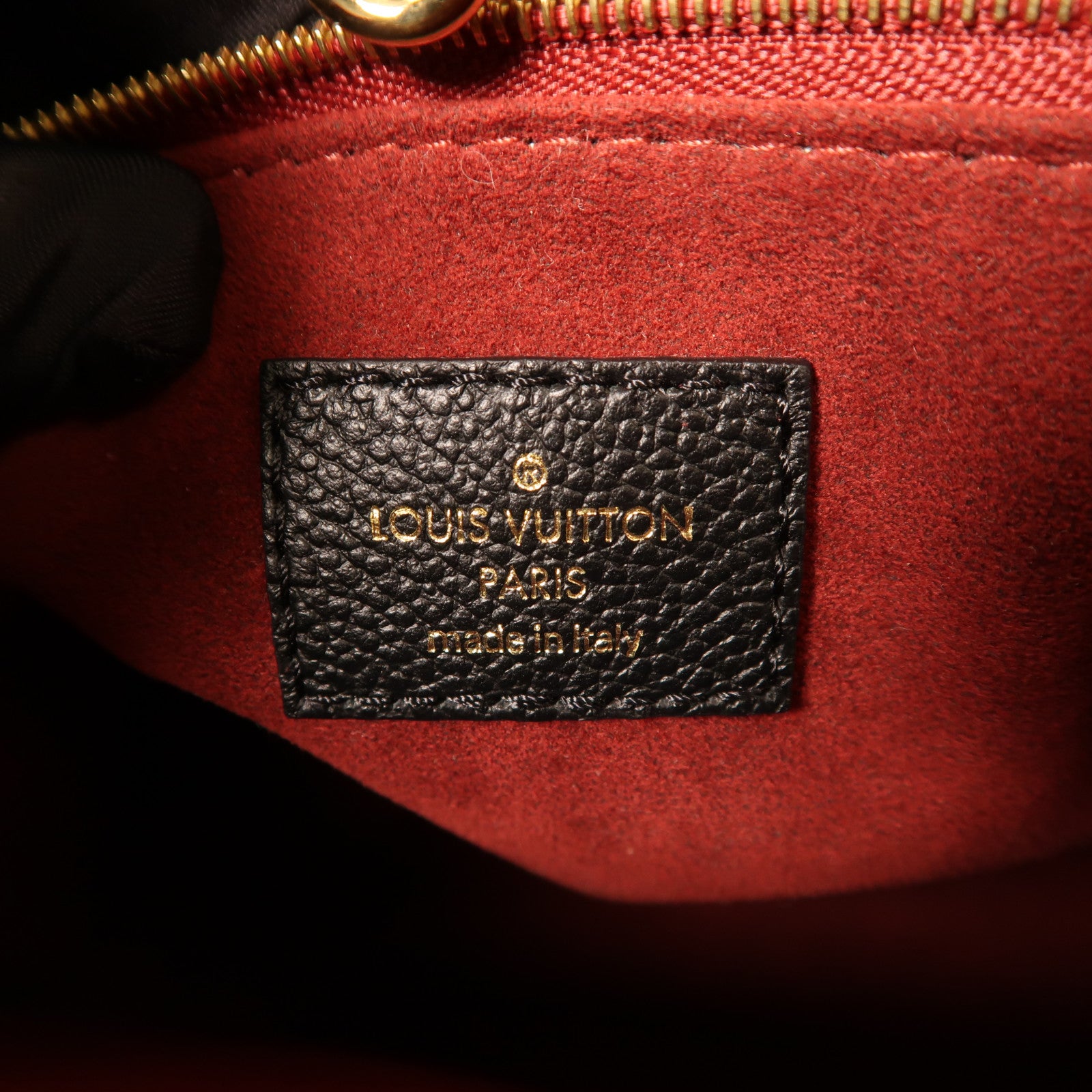 LOUIS VUITTON Monogram Empreinte On The Go PM金扣手挽肩背兩用袋