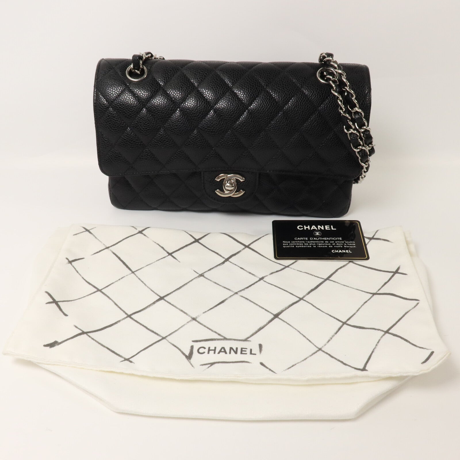 CHANEL 牛皮皮革Classic 25鏈帶肩背袋