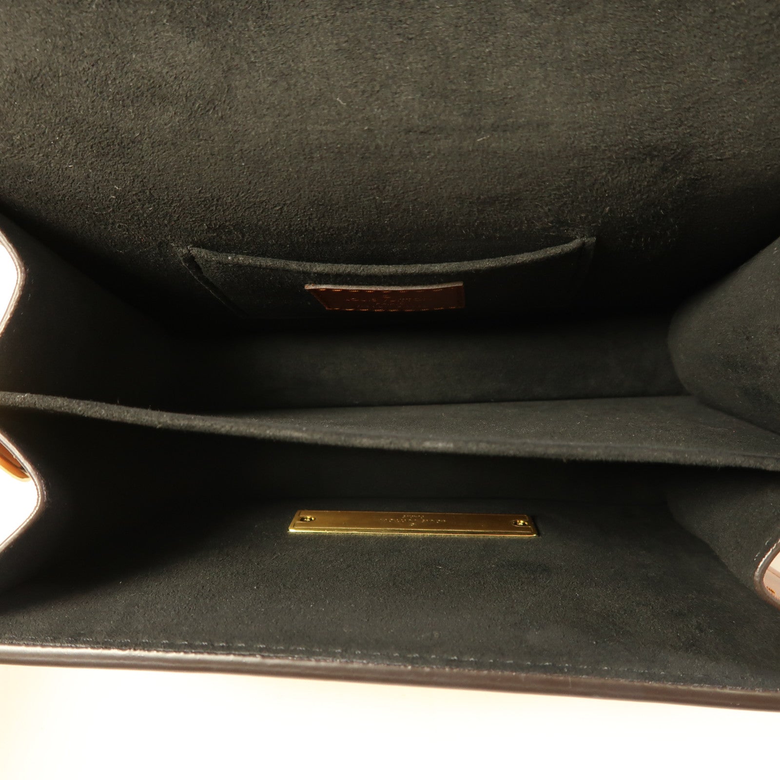 LOUIS VUITTON Monogram Reverse Mini Dauphine金扣肩背袋