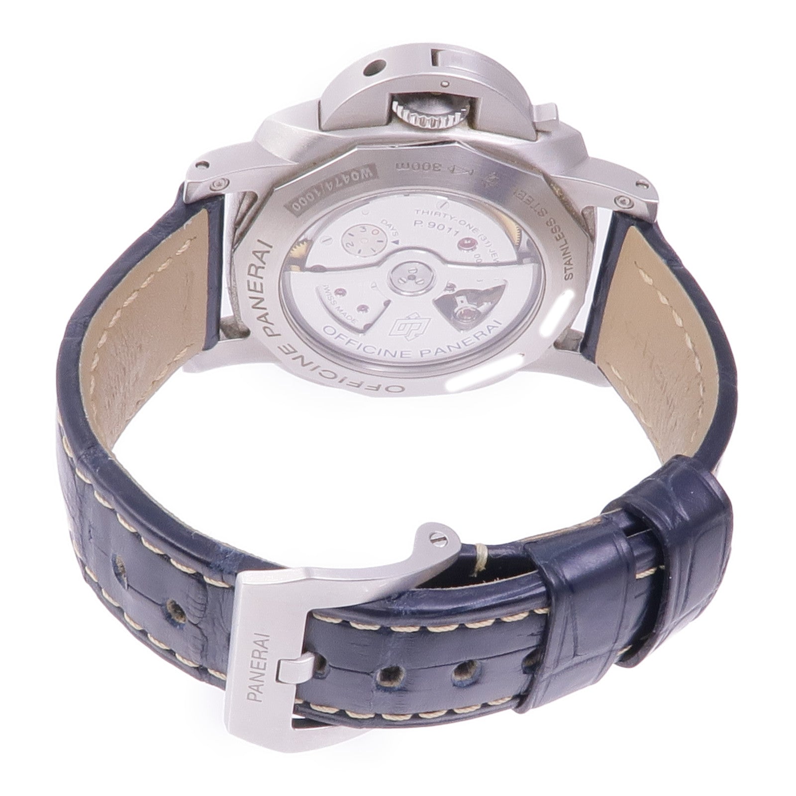 PANERAI Luminor GMT PAM01033 Automatic Watch Stainless Steel Blue