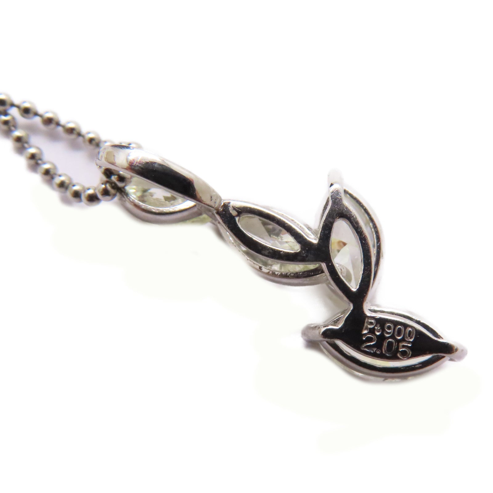 JEWELRY PT900鉑金Diamond Necklace 2.05ct鑽石項鍊