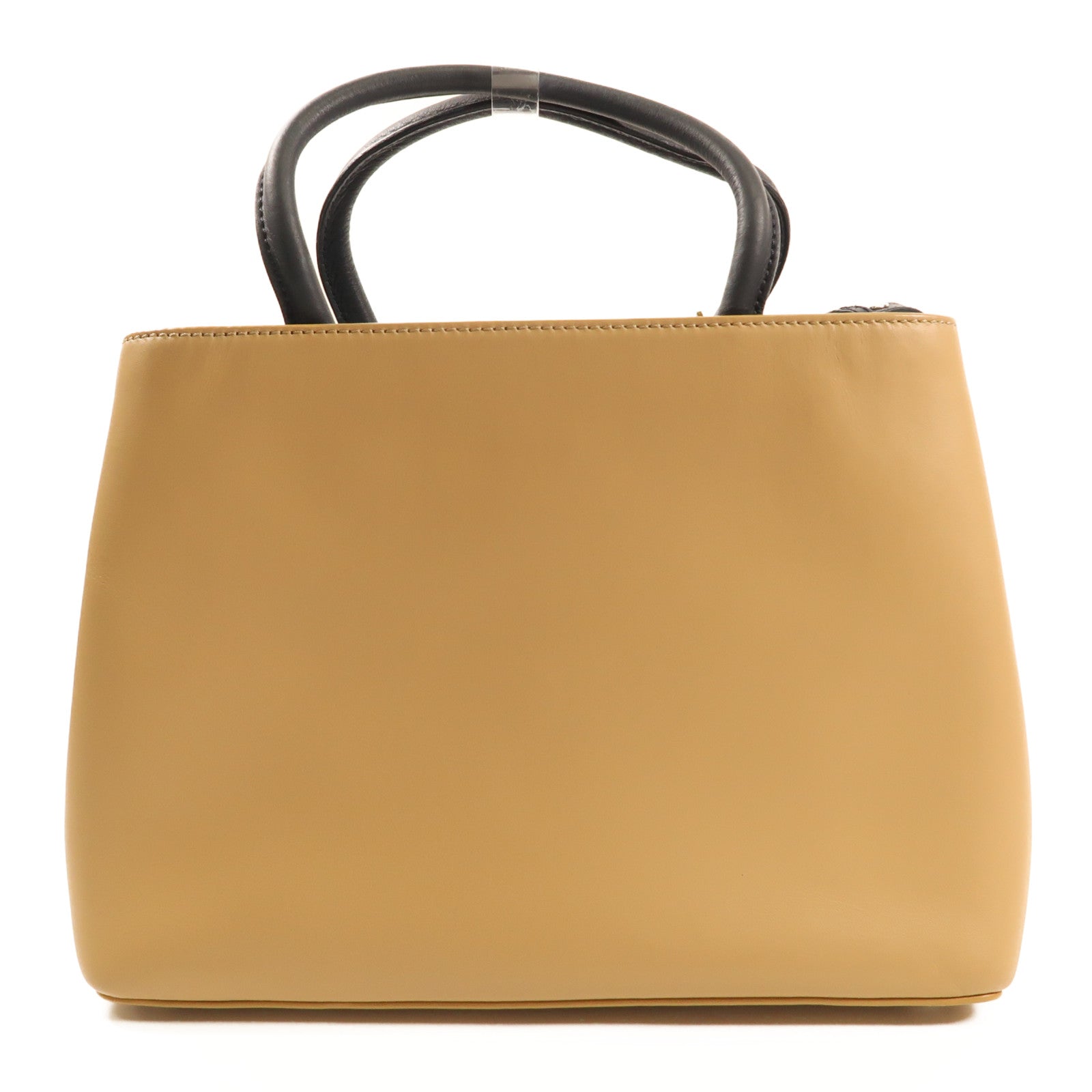 FENDI SHW 2 Jours Bag 2 Way Shoulder Handbag 03070249 Calfskin Leather Brown