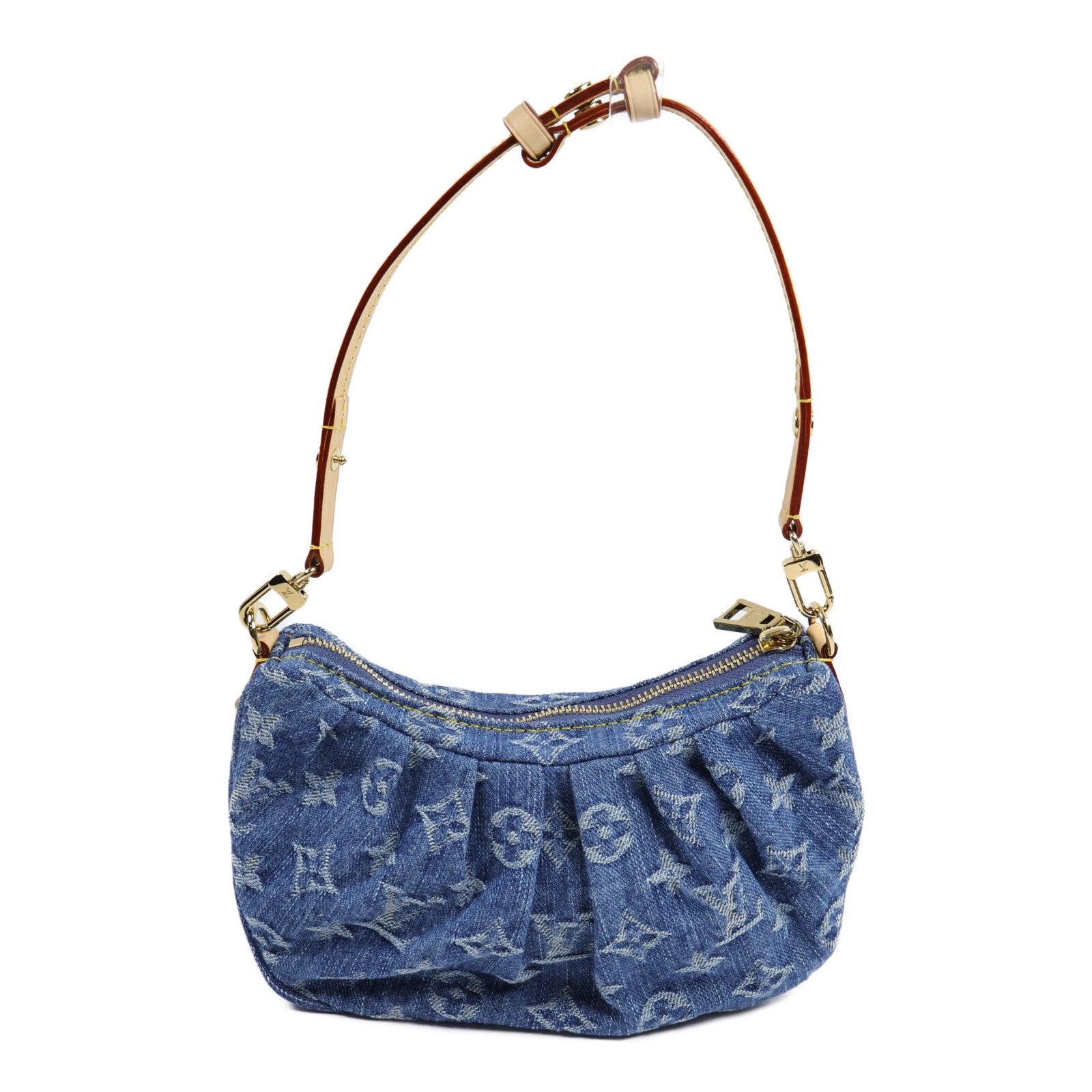 LOUIS VUITTON Monogram Denim Pochette Valley肩背袋